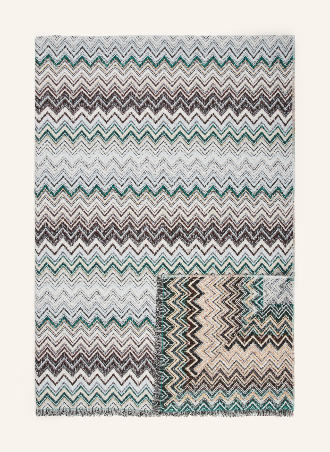 MISSONI Home Plaid FOREST: GRÜN/ HELLBLAU/ BEIGE