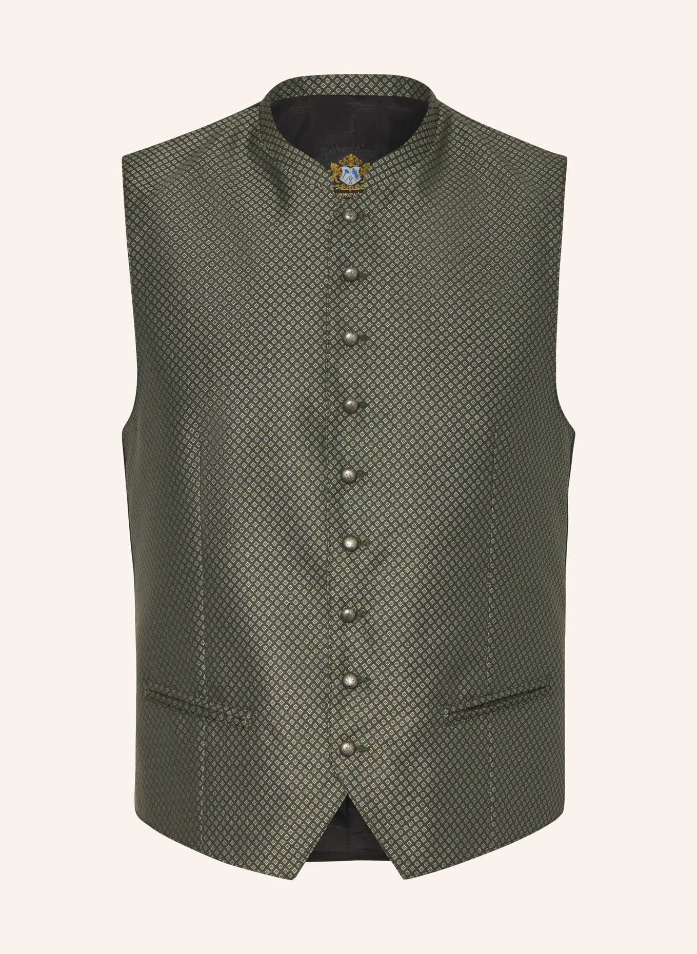 Hammerschmid Trachtenweste NICK Slim Fit: OLIV/ HELLGRAU/ SCHWARZ