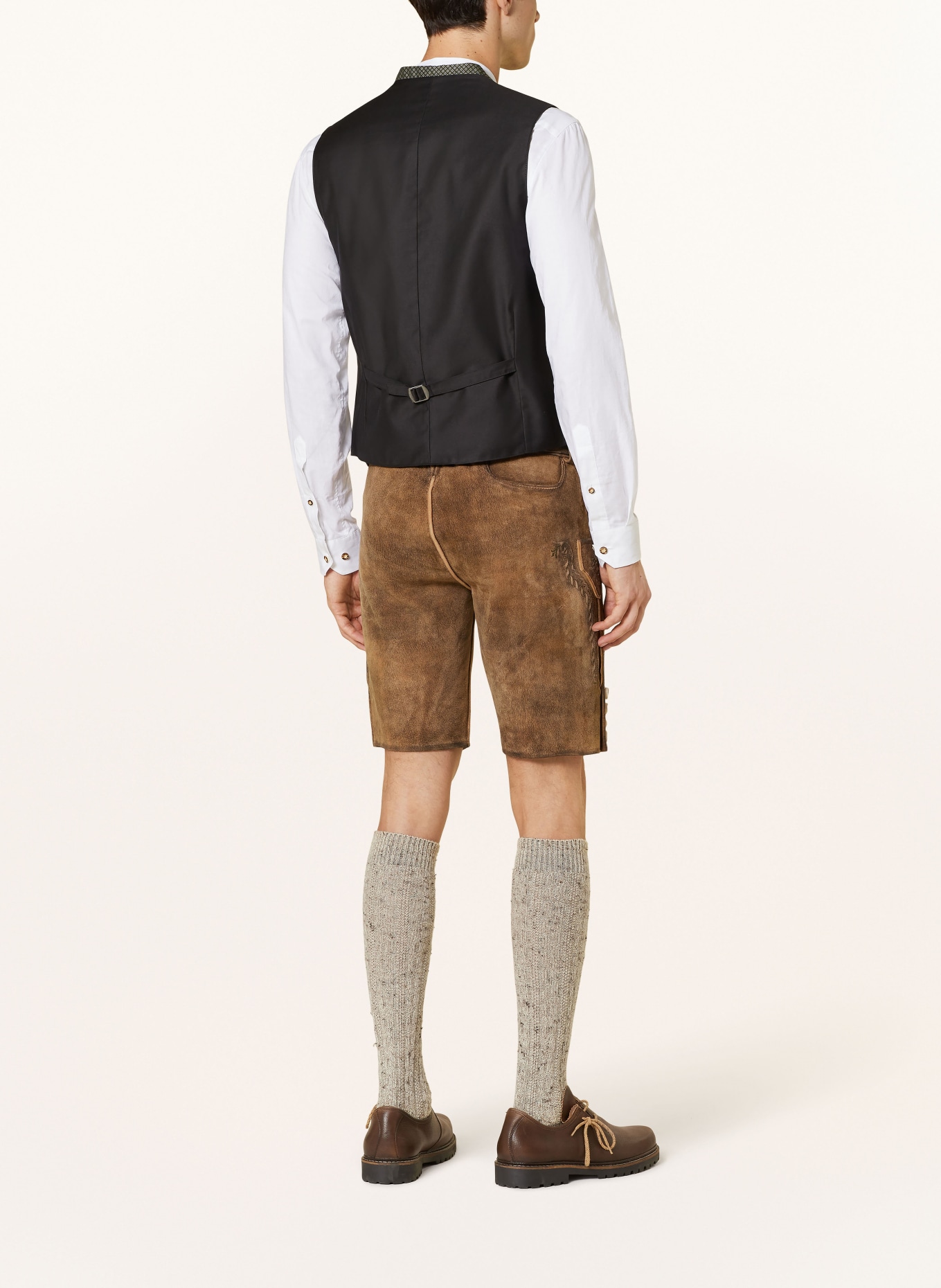 Hammerschmid Trachtenweste NICK Slim Fit: OLIV/ HELLGRAU/ SCHWARZ