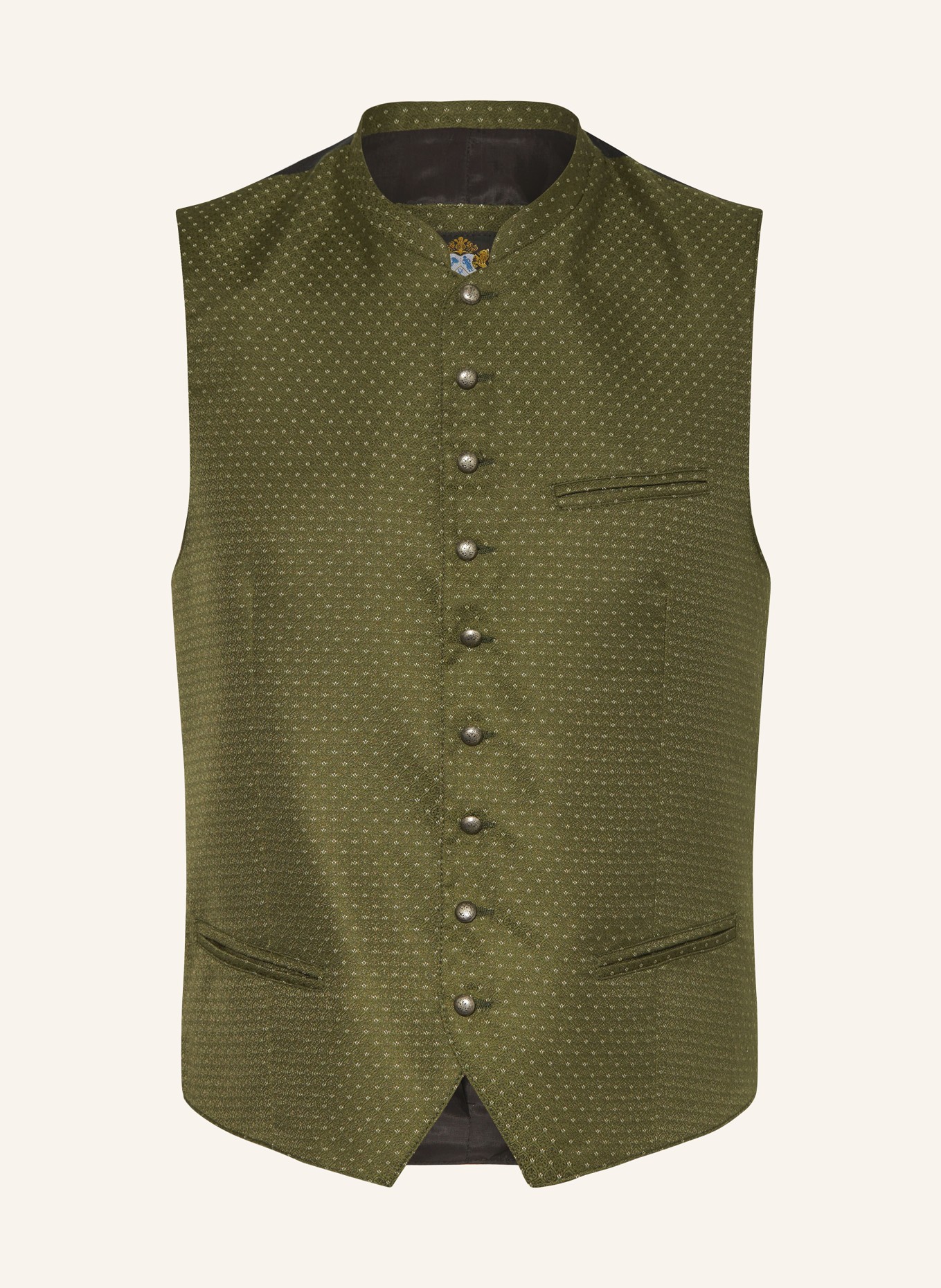 Hammerschmid Trachtenweste FRANK Slim Fit: OLIV/ SCHWARZ