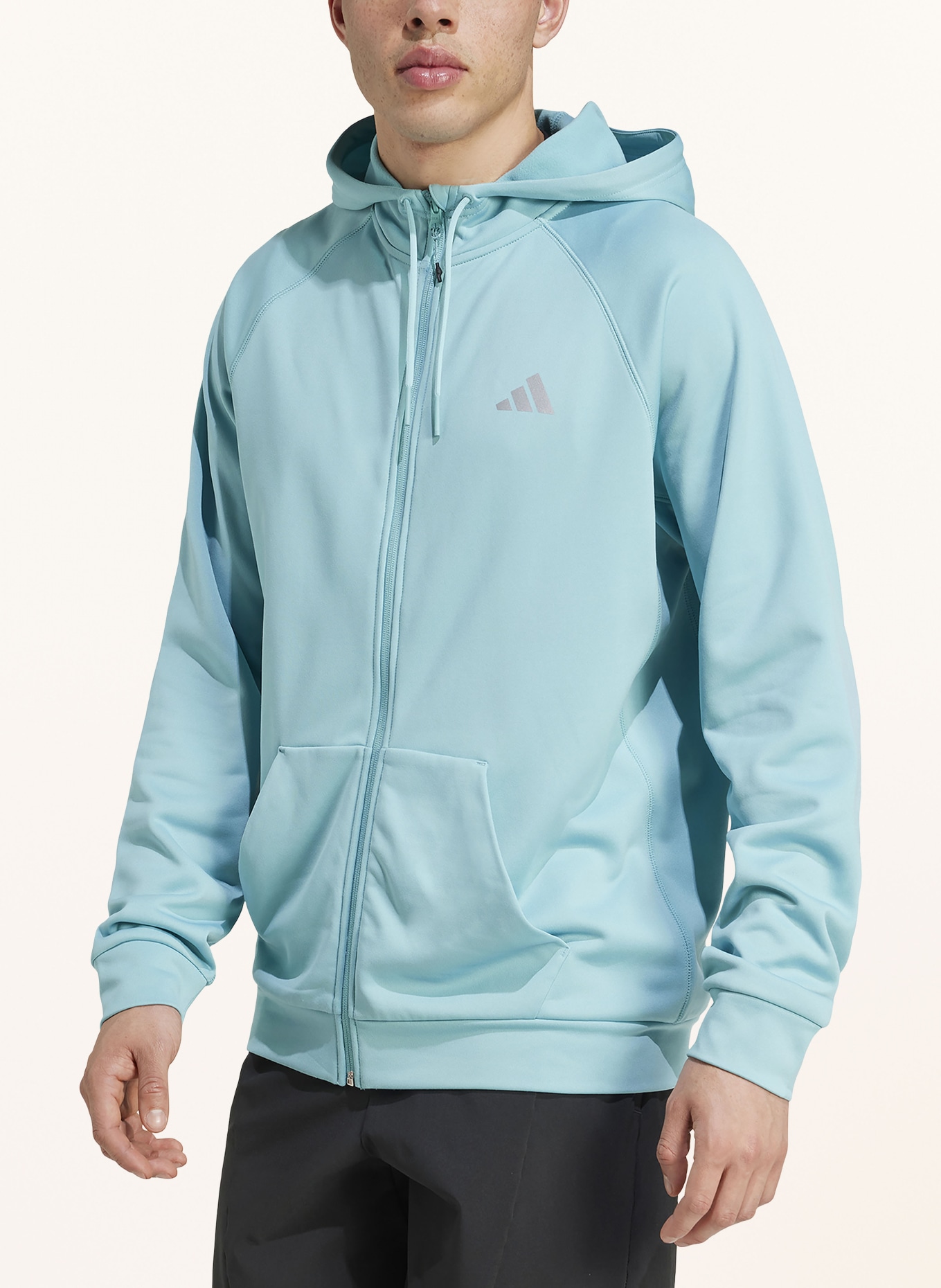 adidas Hoodie GG 3S FZ HD, Color: MINT (Image 2)