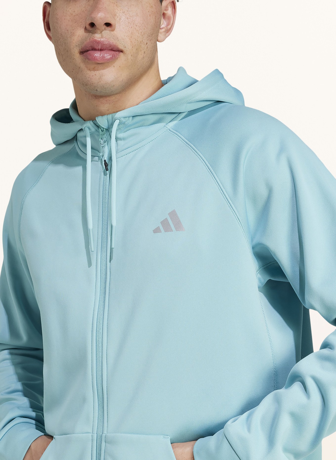 adidas Hoodie GG 3S FZ HD, Color: MINT (Image 4)