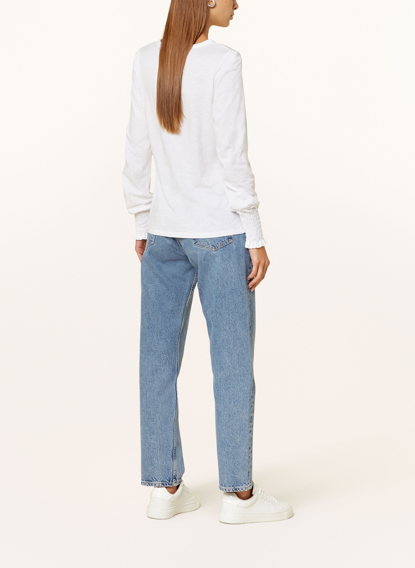 Rich & Royal Longsleeve: WEISS