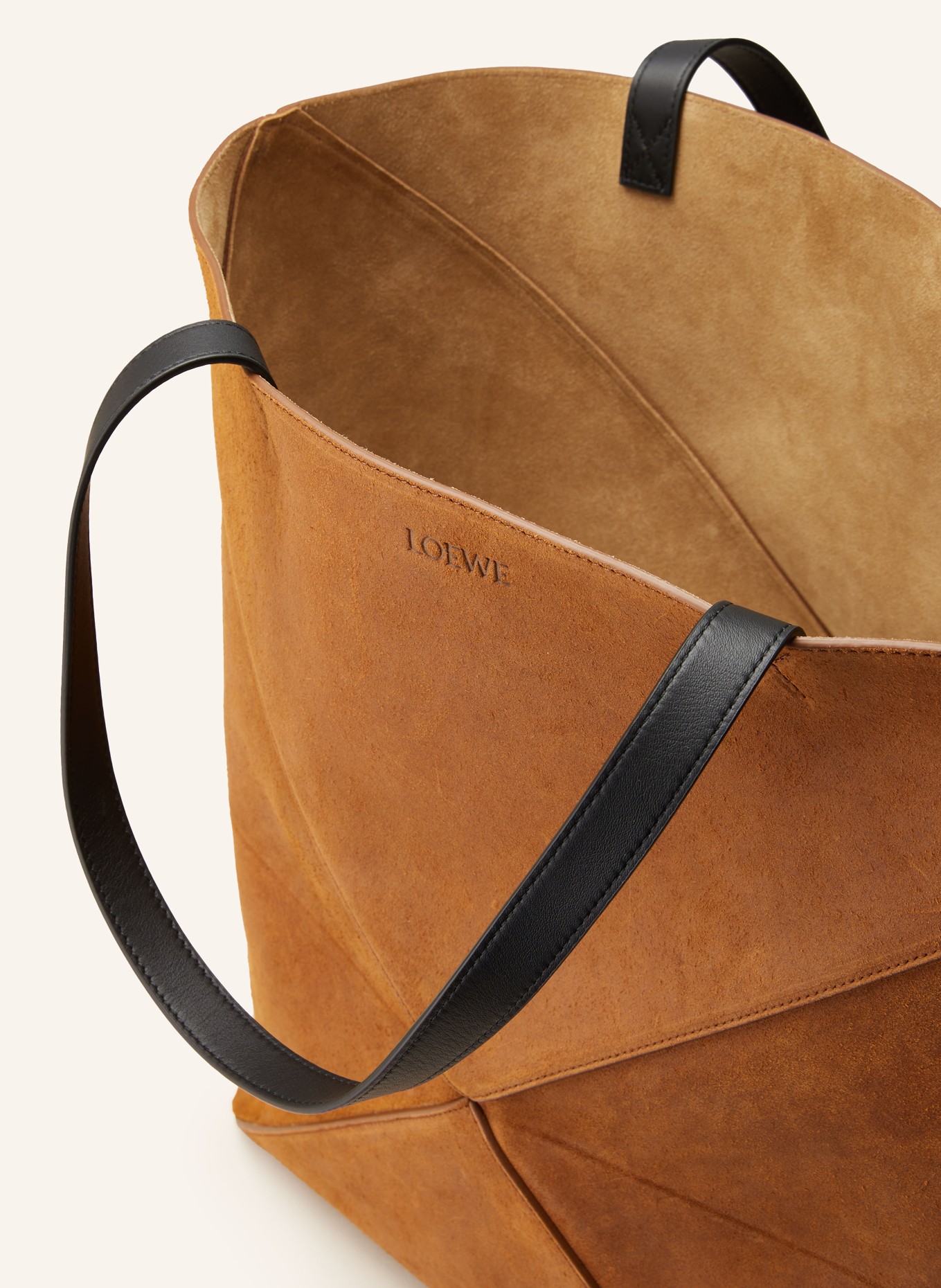 LOEWE Torba shopper PUZZLE FOLD XL, Kolor: KONIAKOWY (Obrazek 3)