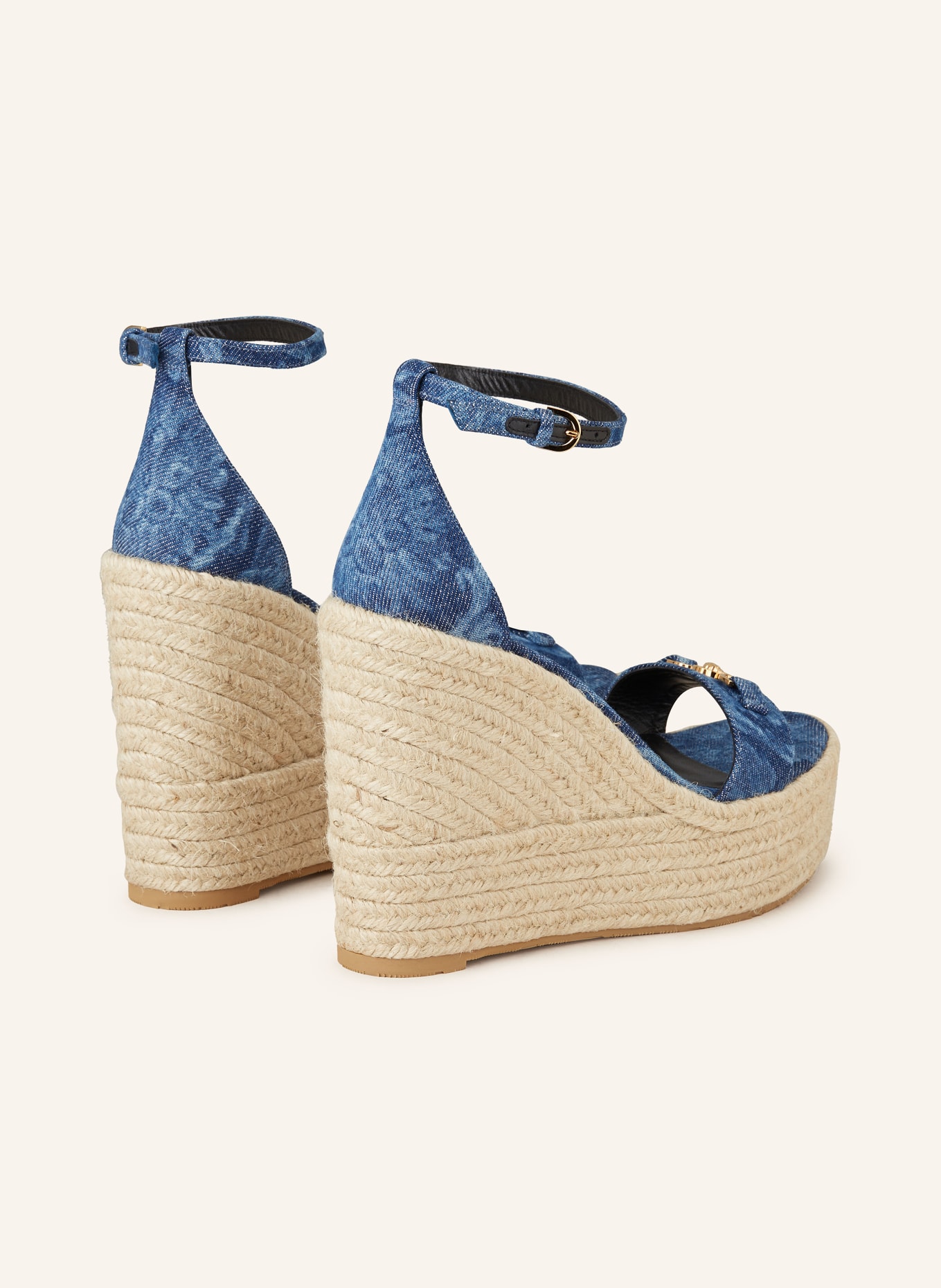 VERSACE Plateau-Wedges: BLAU