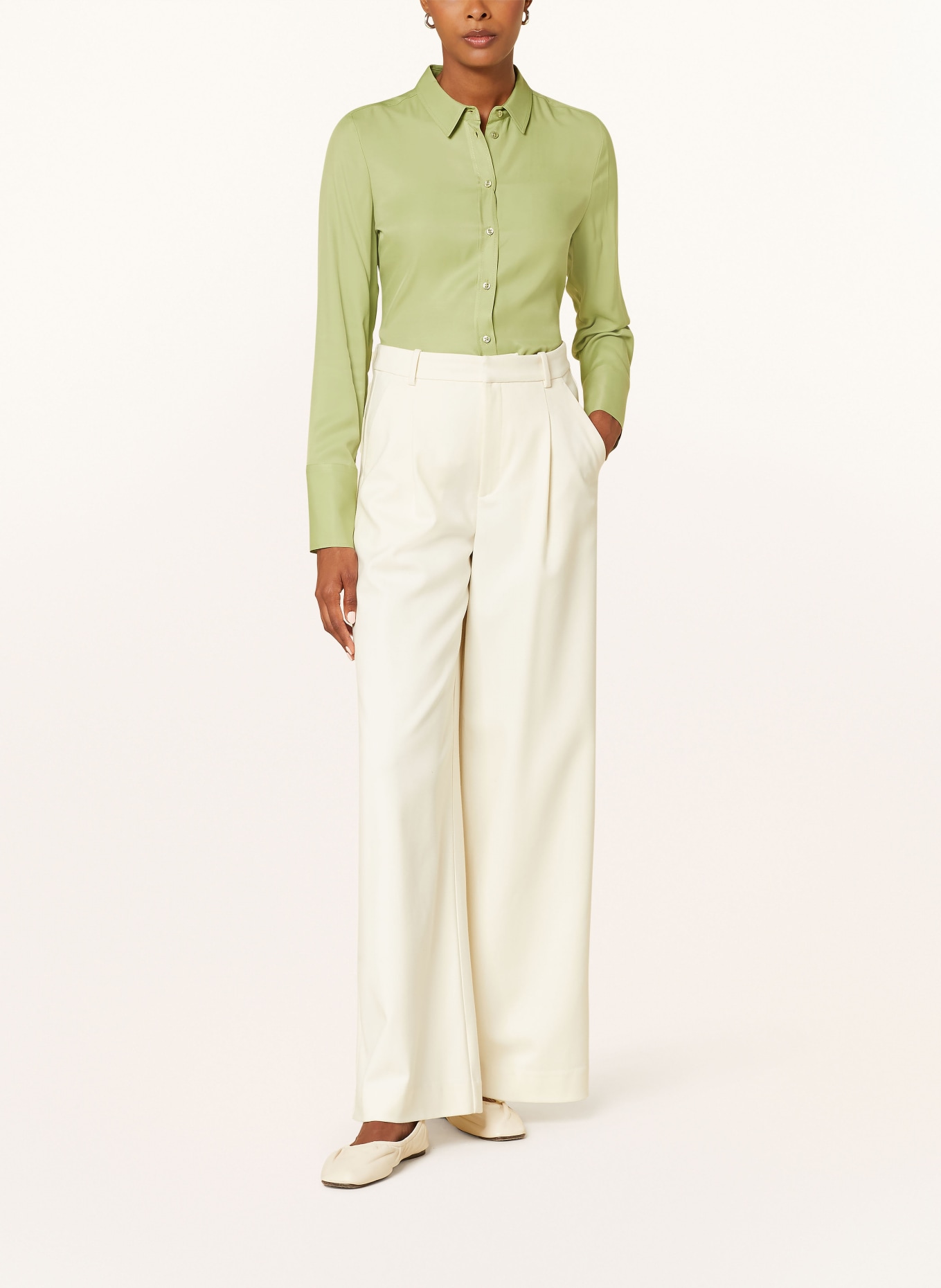ETERNA Shirt blouse: LIGHT GREEN