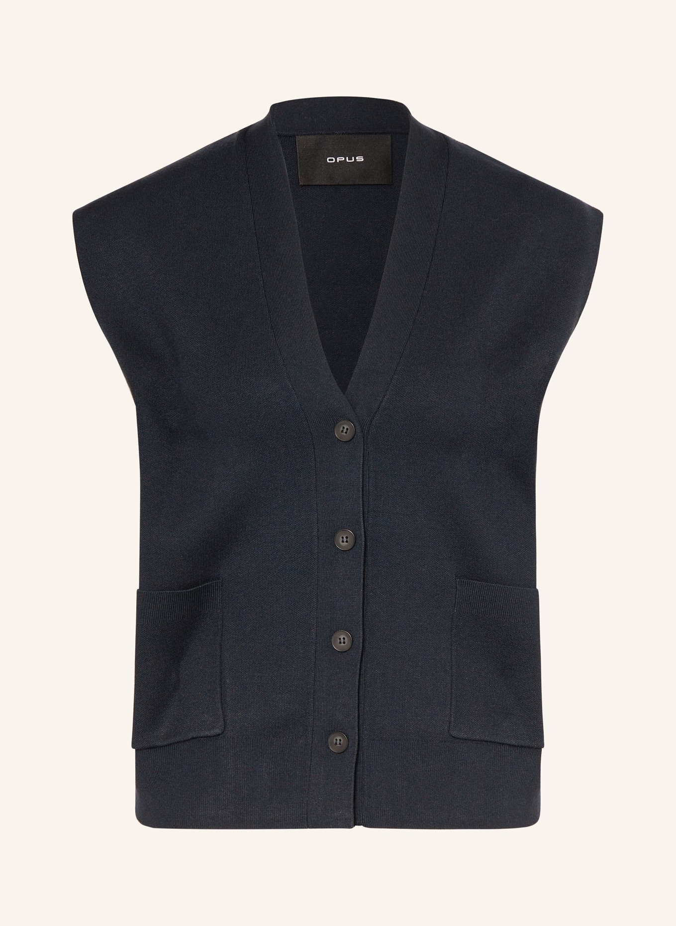 OPUS Knit vest DASSIMA, Color: DARK BLUE (Image 1)