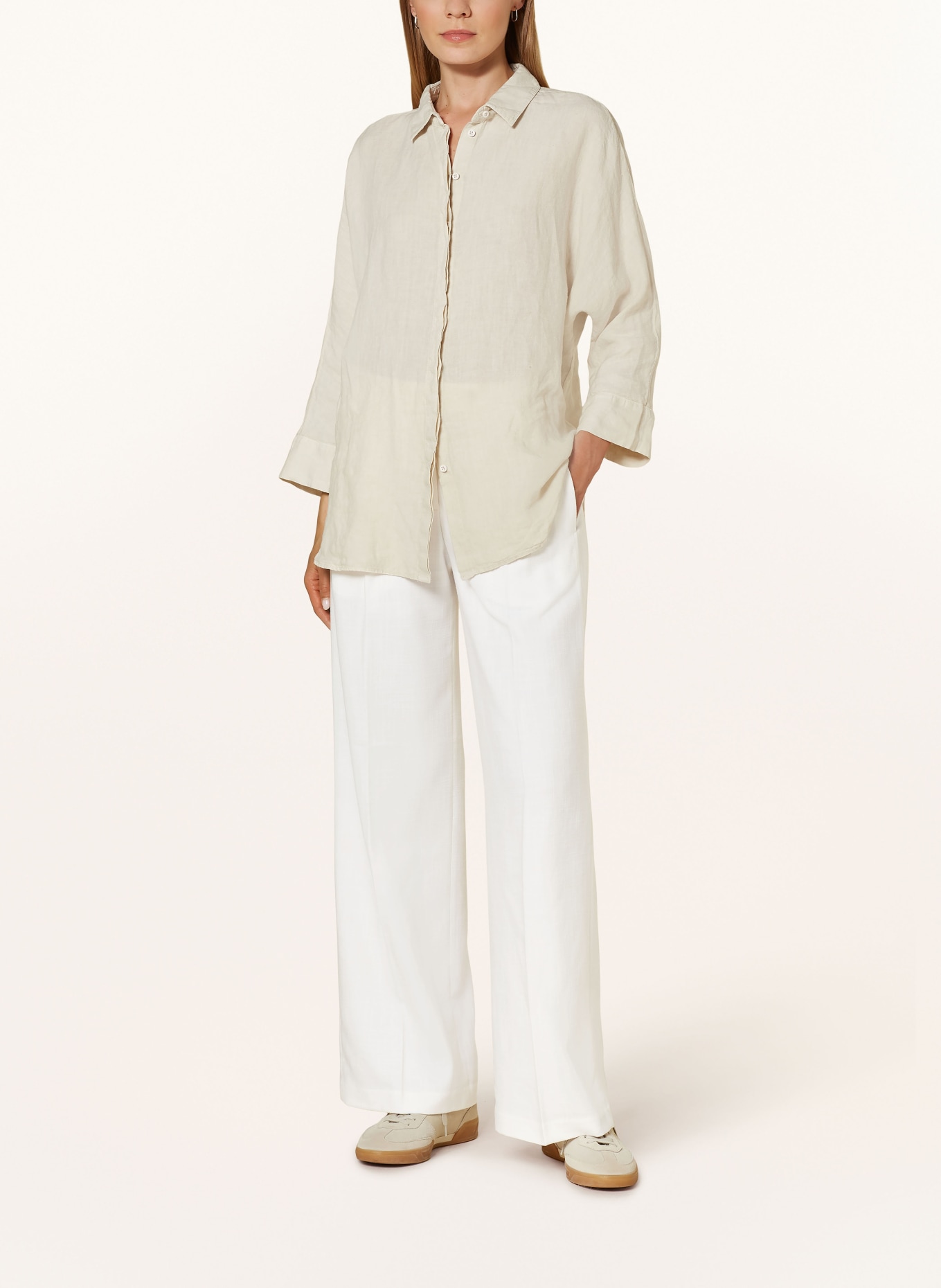 OPUS Trousers MARZENA, Color: WHITE (Image 2)