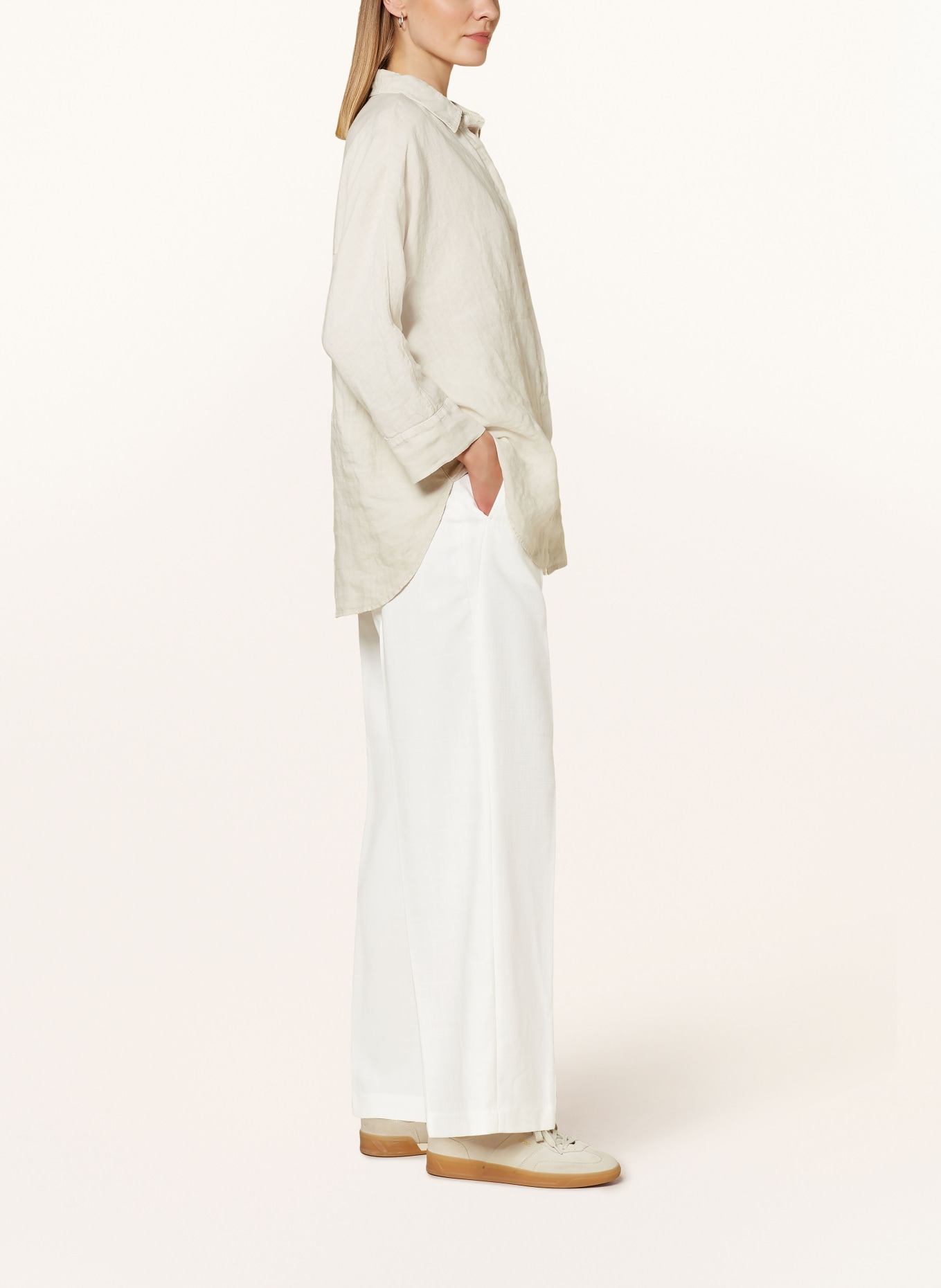 OPUS Trousers MARZENA, Color: WHITE (Image 4)