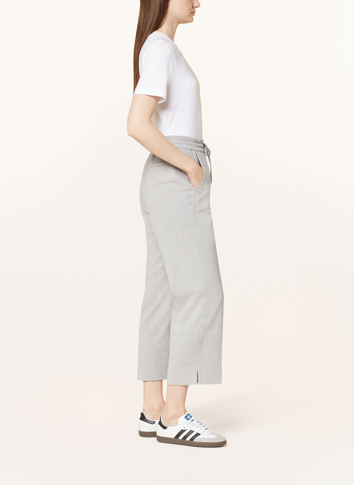 OPUS 7/8 trousers MELOSI, Color: LIGHT GRAY (Image 4)