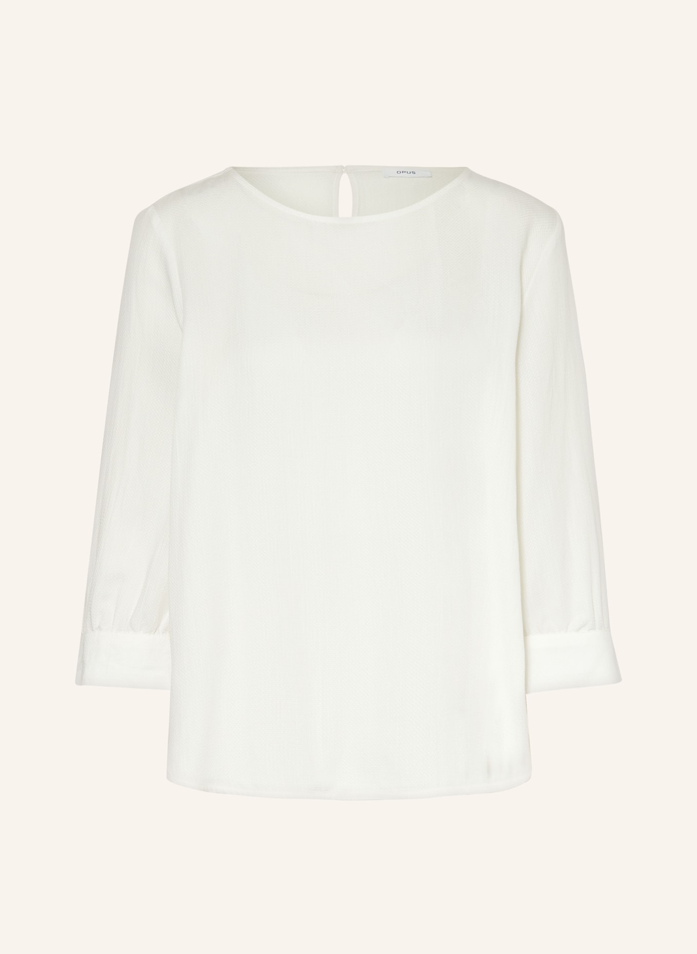 OPUS Blusenshirt FUKETA mit 3/4-Arm, Farbe: CREME (Bild 1)