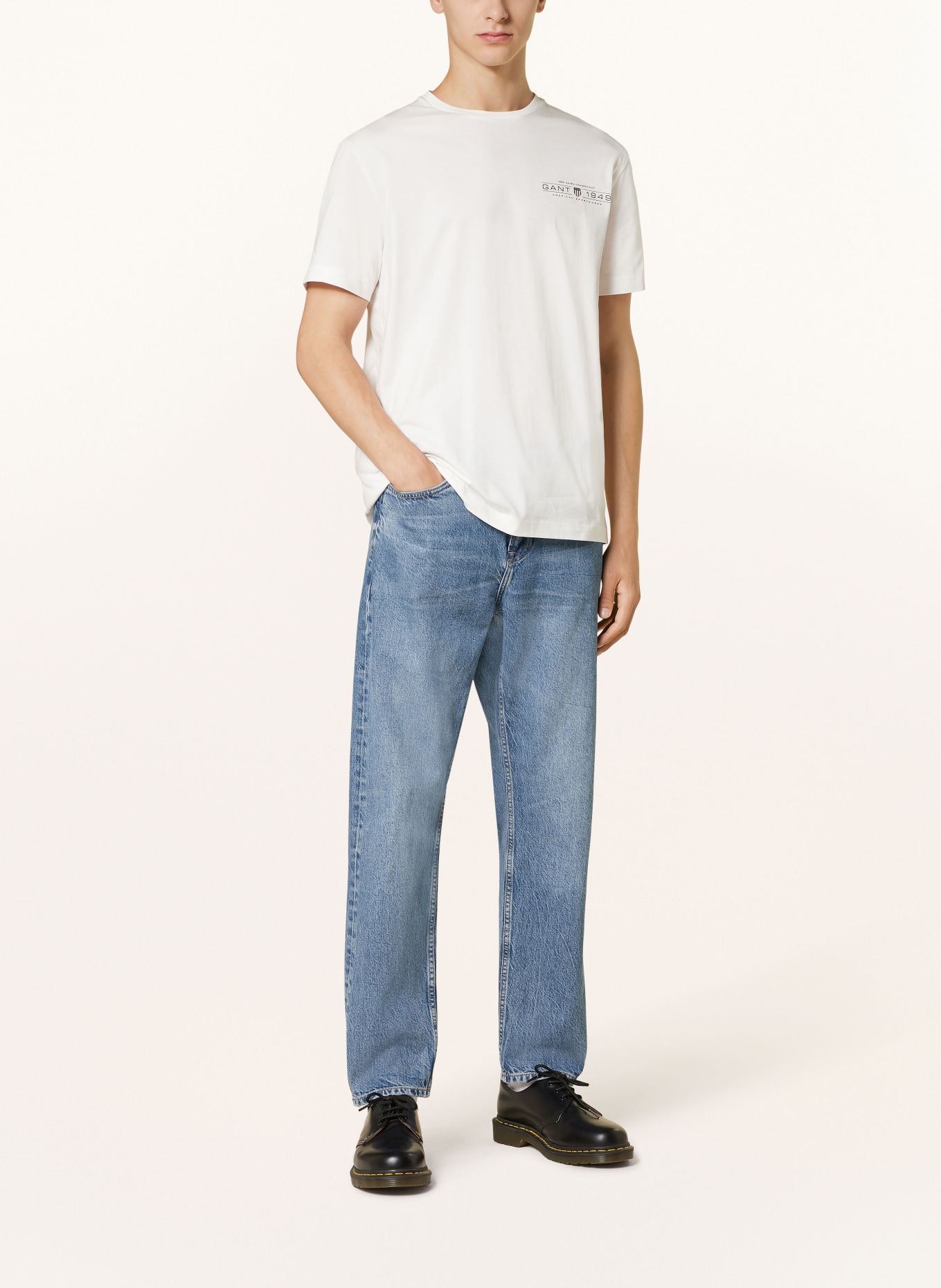 GANT T-Shirt: WEISS