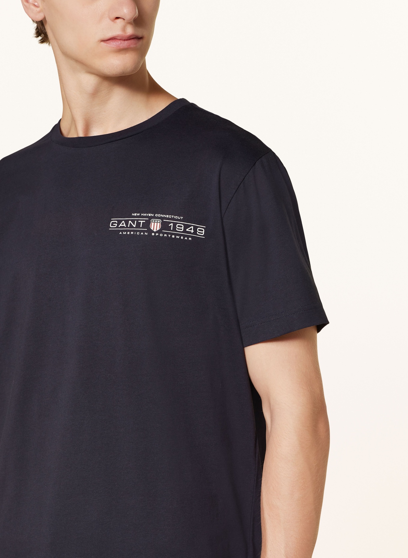 GANT T-Shirt: DUNKELBLAU