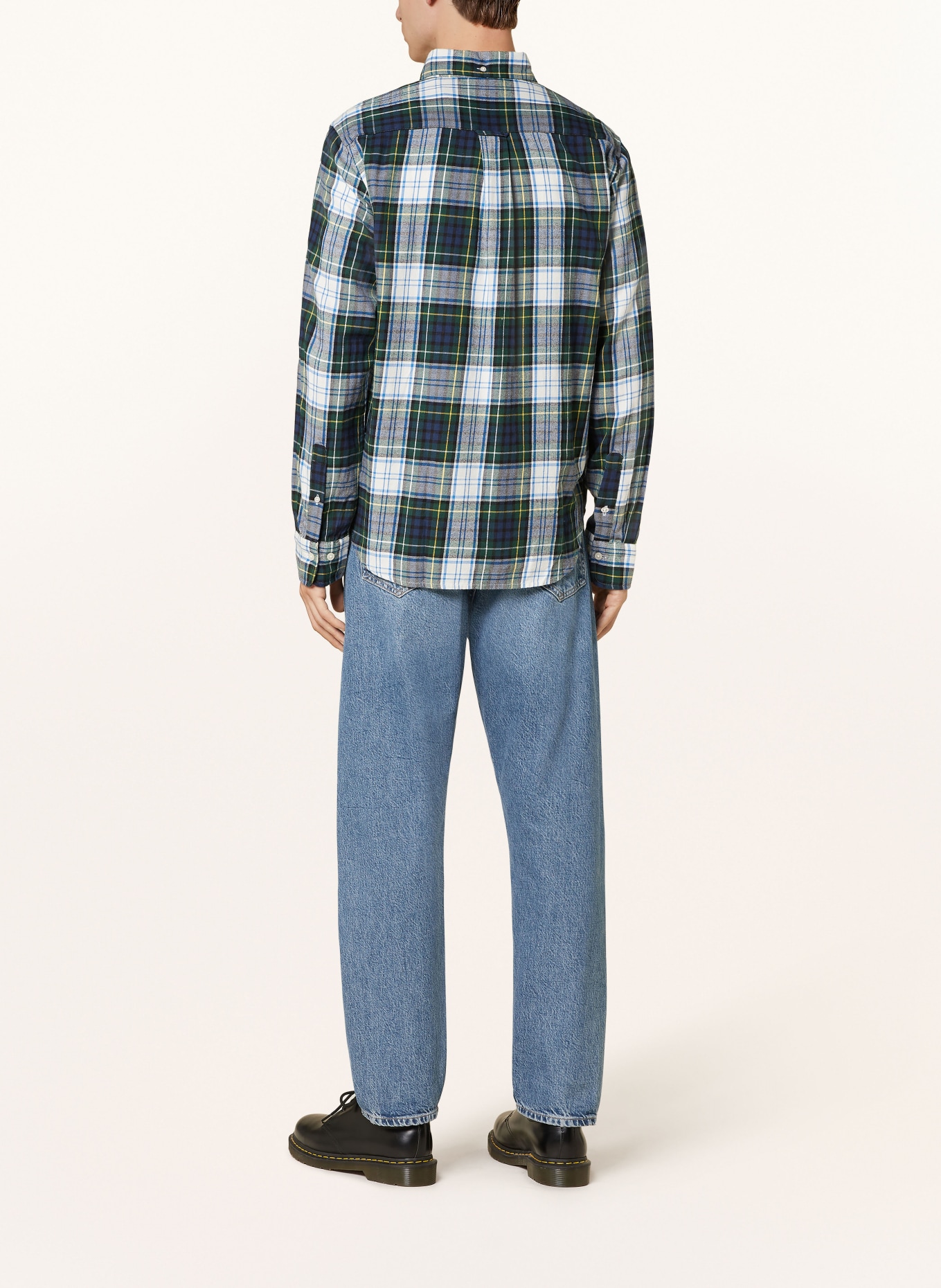 GANT Hemd Regular Fit: DUNKELBLAU / DUNKELGRÜN / WEISS