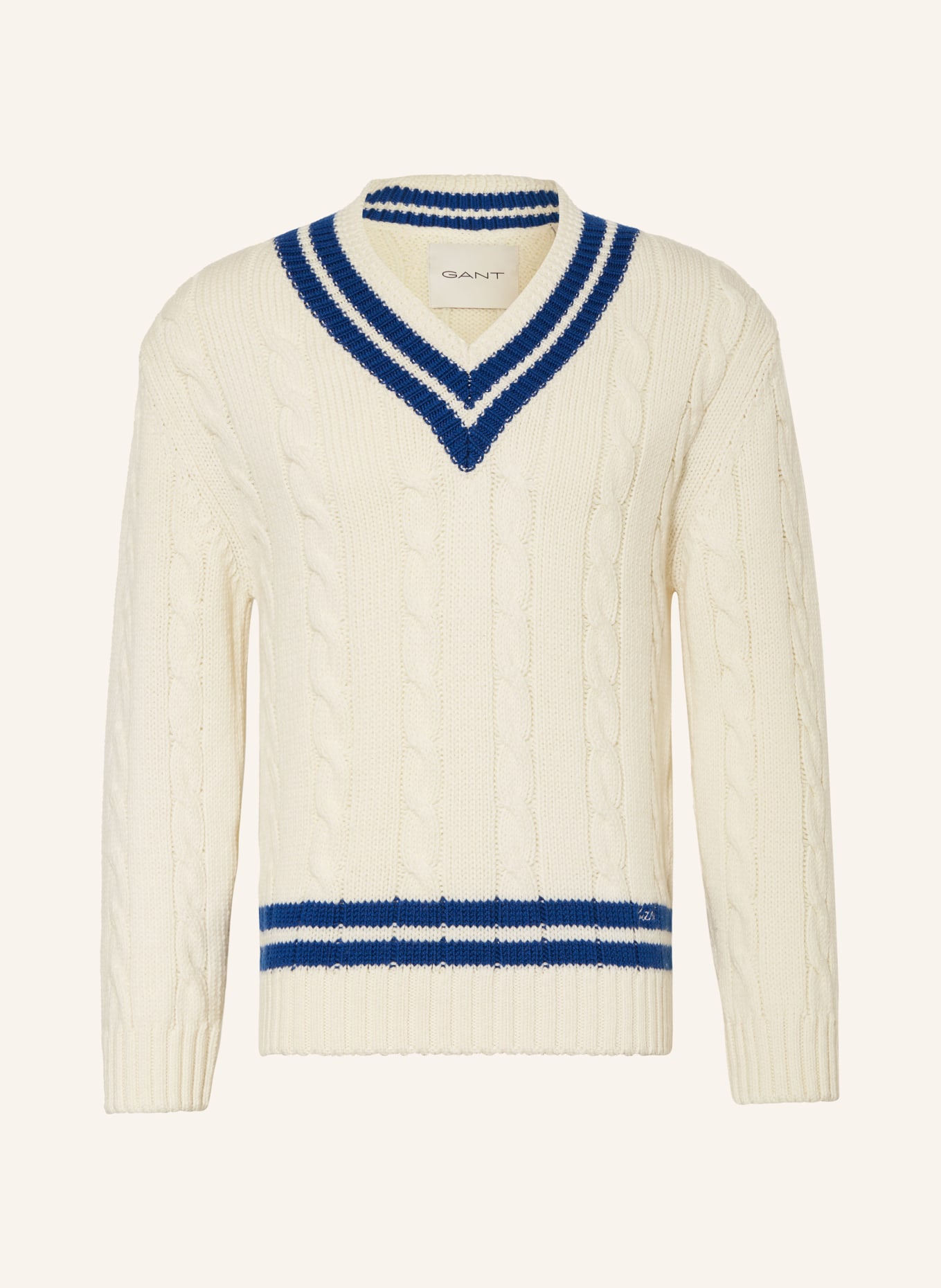 GANT Pullover: CREME / BLAU