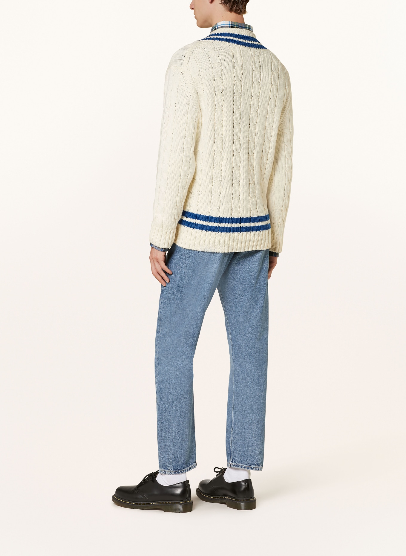 GANT Pullover: CREME / BLAU