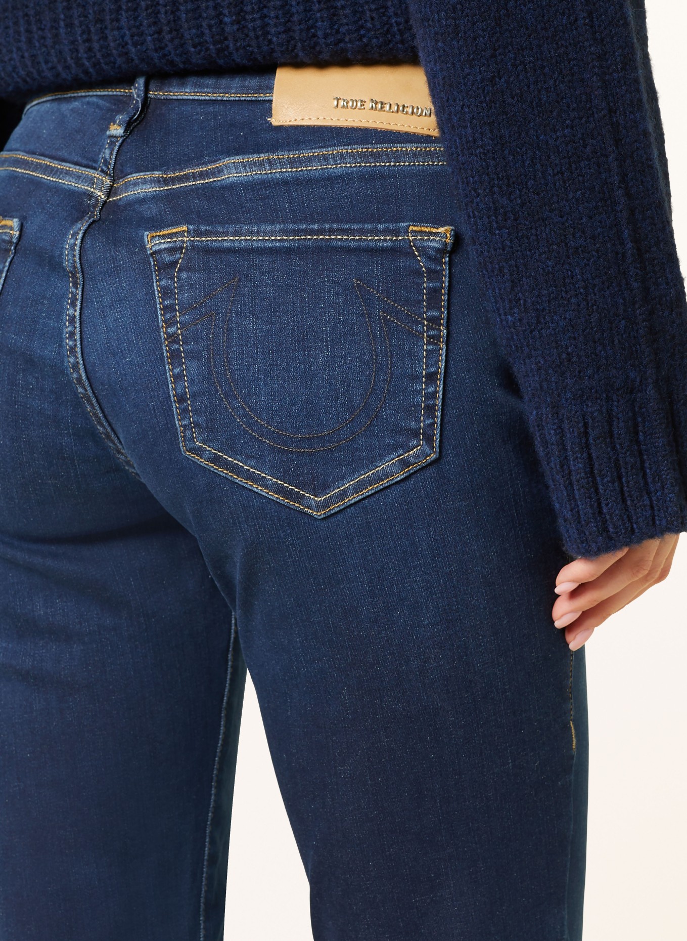 TRUE RELIGION Skinny Jeans HALLE, Color: 4646 BLUE DENIM (Image 5)