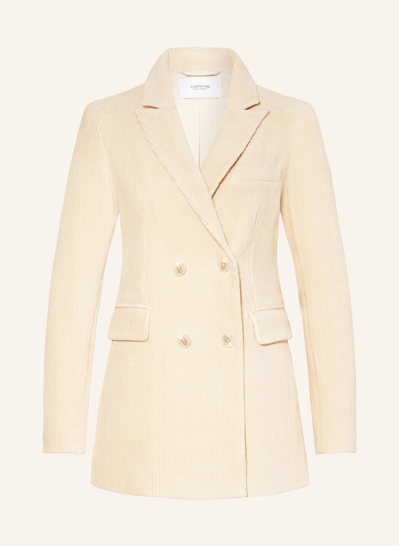 comma casual identity Nickiblazer: CREME