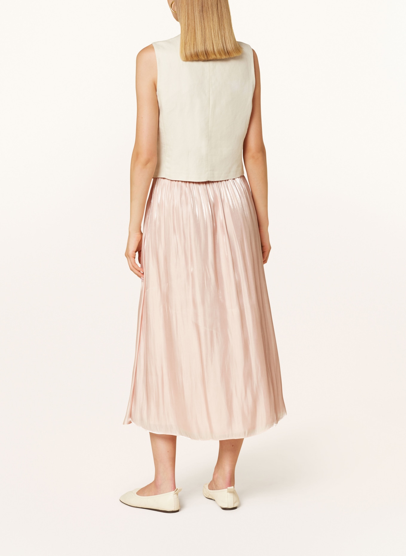 s.Oliver BLACK LABEL Satin skirt: LIGHT PINK