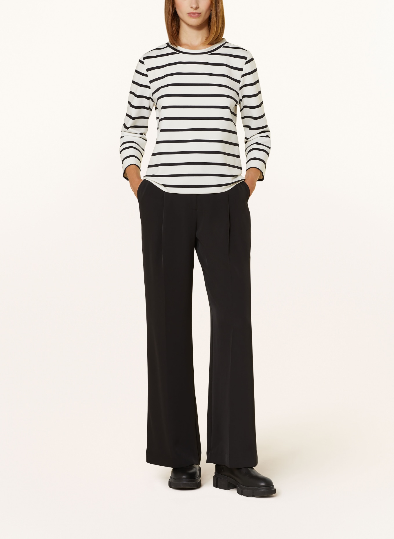 comma Spodnie marlena: CZARNY