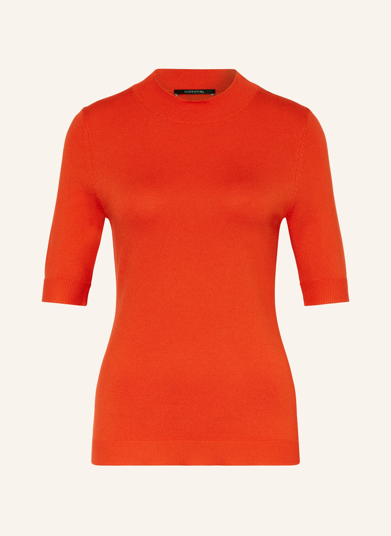 comma Strickshirt: DUNKELORANGE