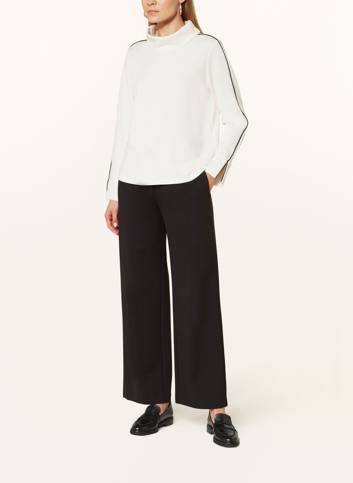 s.Oliver BLACK LABEL Rollkragenshirt, Farbe: WEISS (Bild 2)