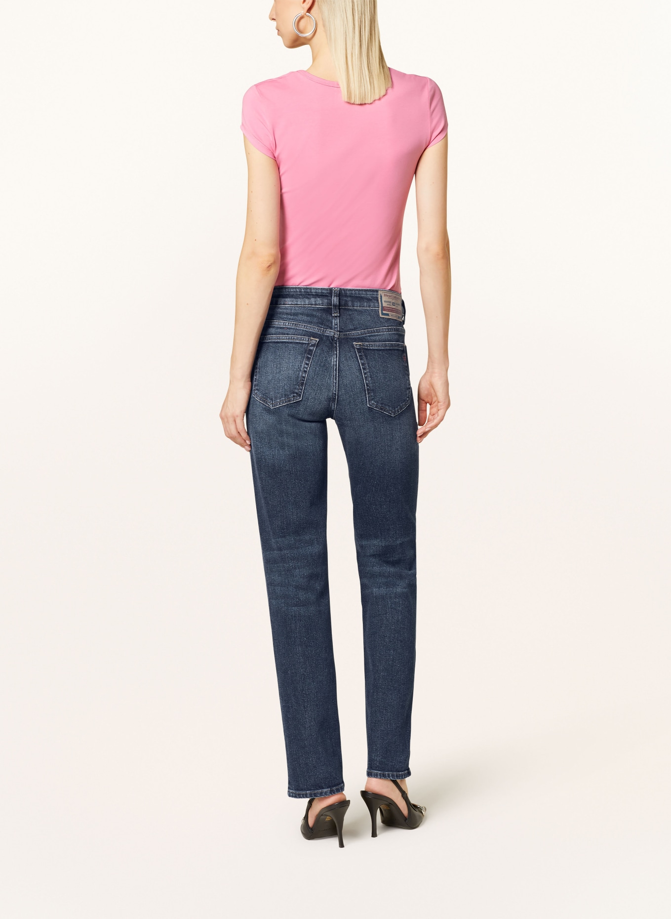 DIESEL Straight jeans 1989 D-MINE, Color: 01 DENIM (Image 3)