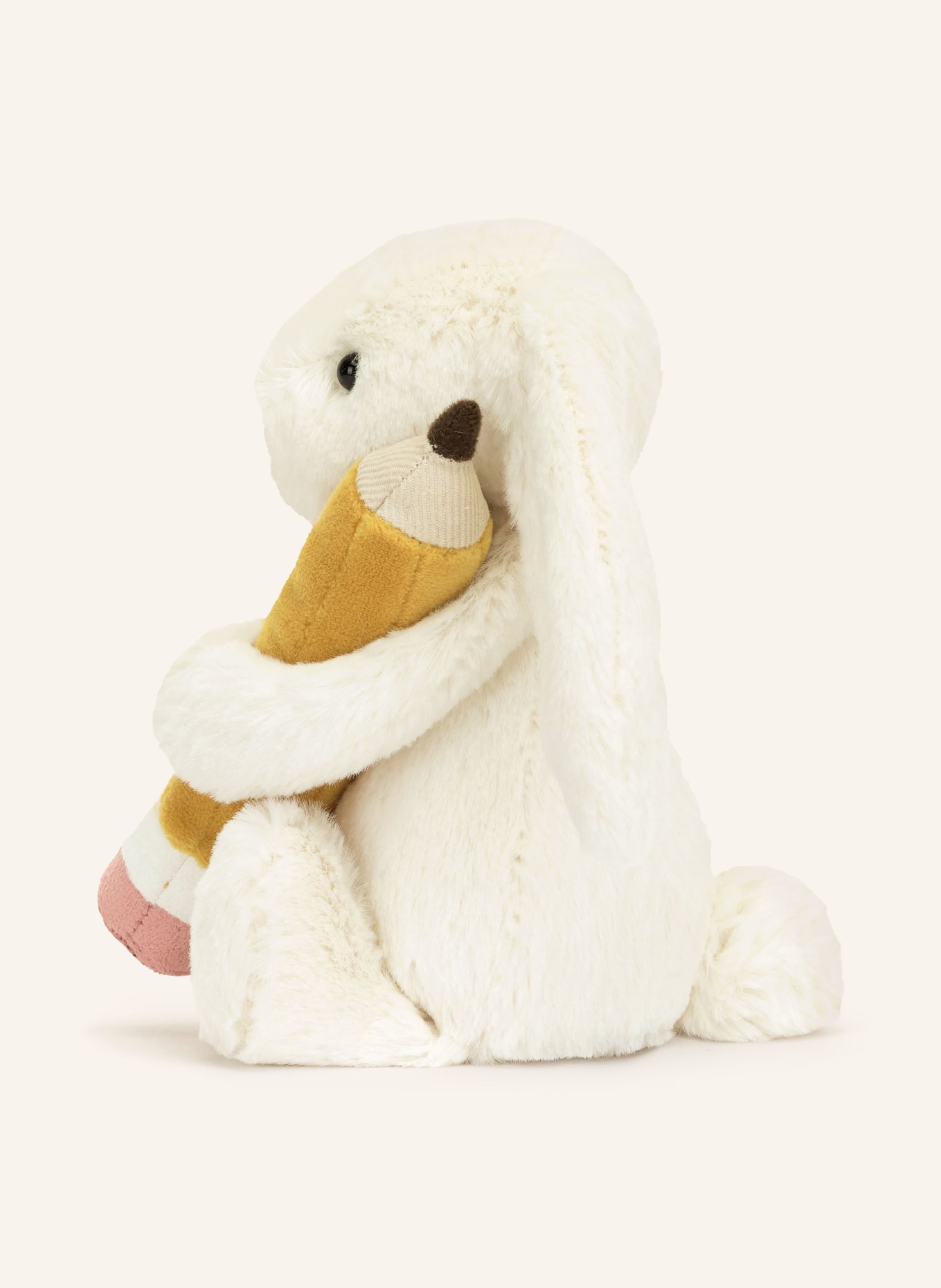 Jellycat Hase-Kuscheltier BASHFUL BUNNY WITH PENCIL, Farbe: CREME (Bild 3)