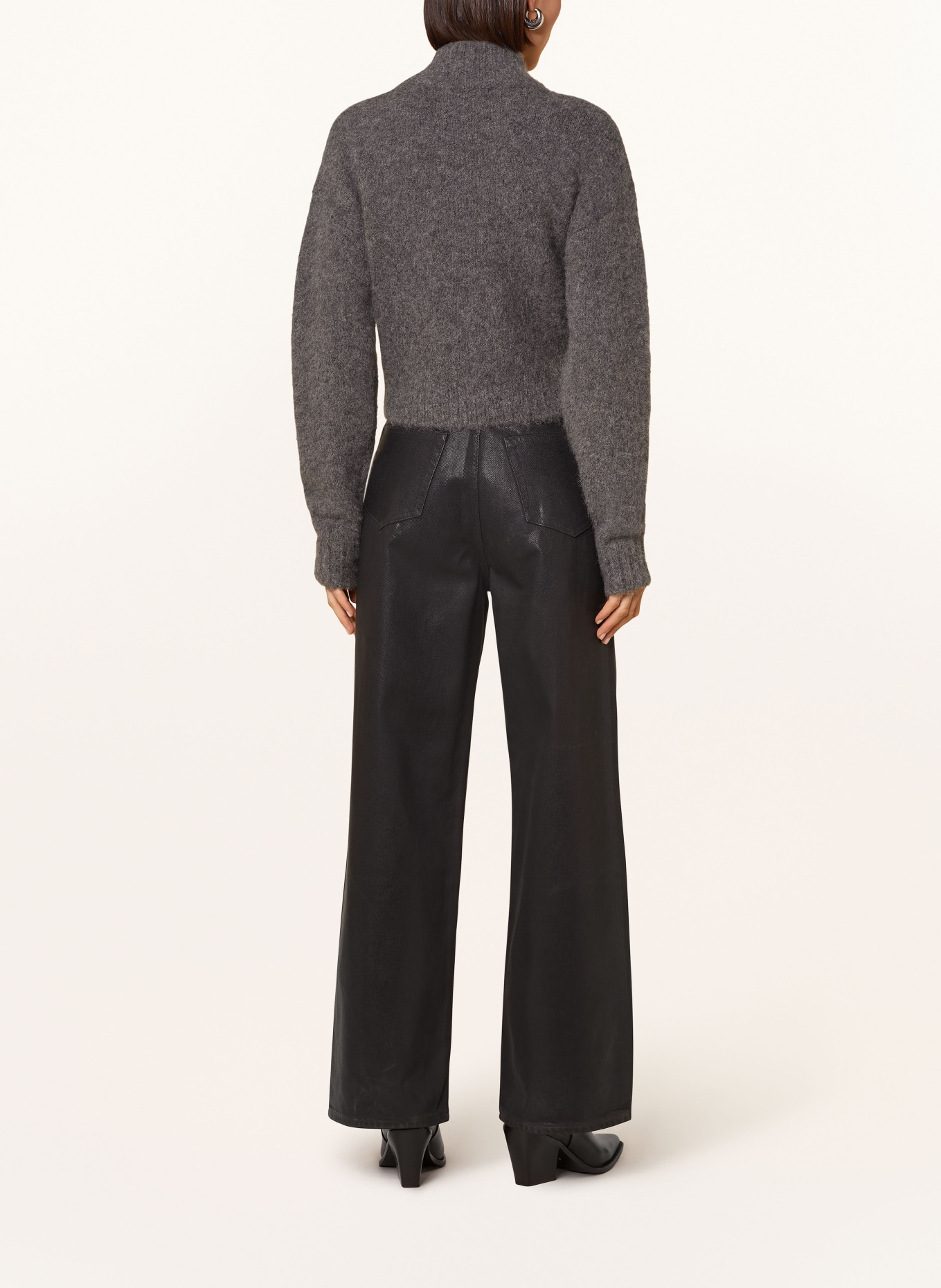 SAMSØE SAMSØE Strickjacke SAJEANNE mit Alpaka, Farbe: GRAU (Bild 3)