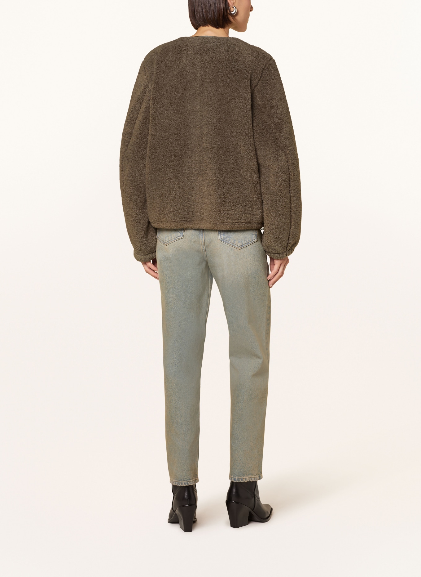 SAMSØE  SAMSØE Teddyfell-Jacke SAAUTUMN: KHAKI