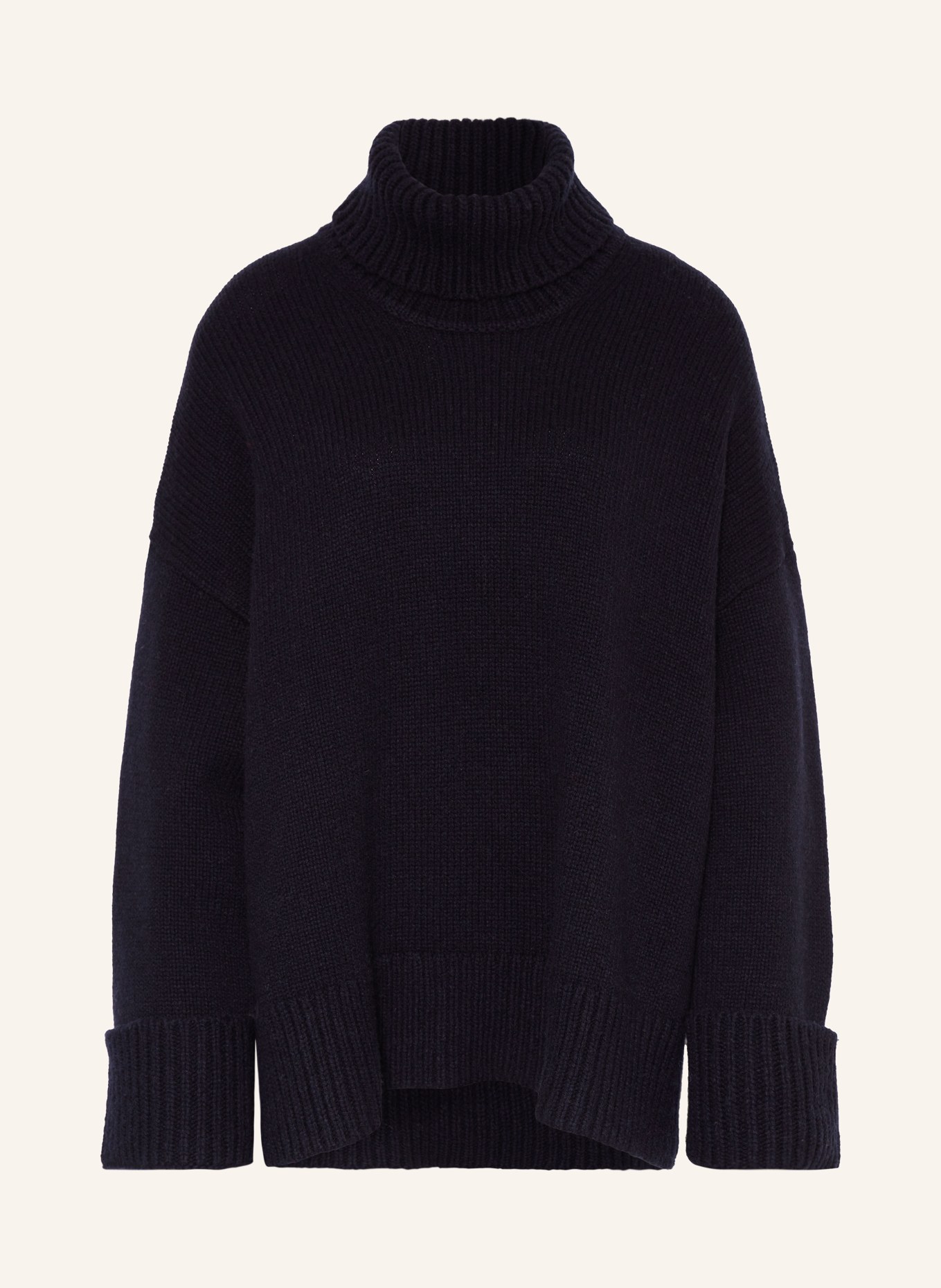 SAMSØE  SAMSØE Svetr s rolákem SAKEIKU: TMAVĚ MODRÁ