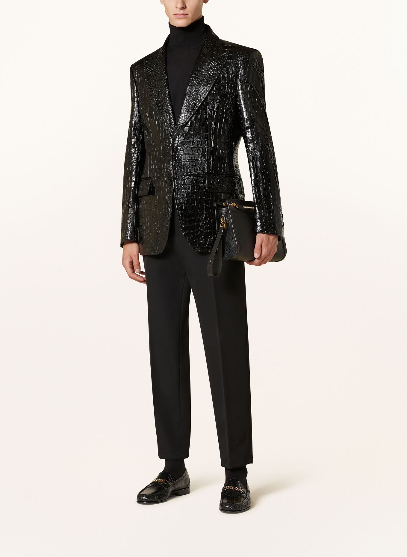 Tom ford black leather jacket 2025
