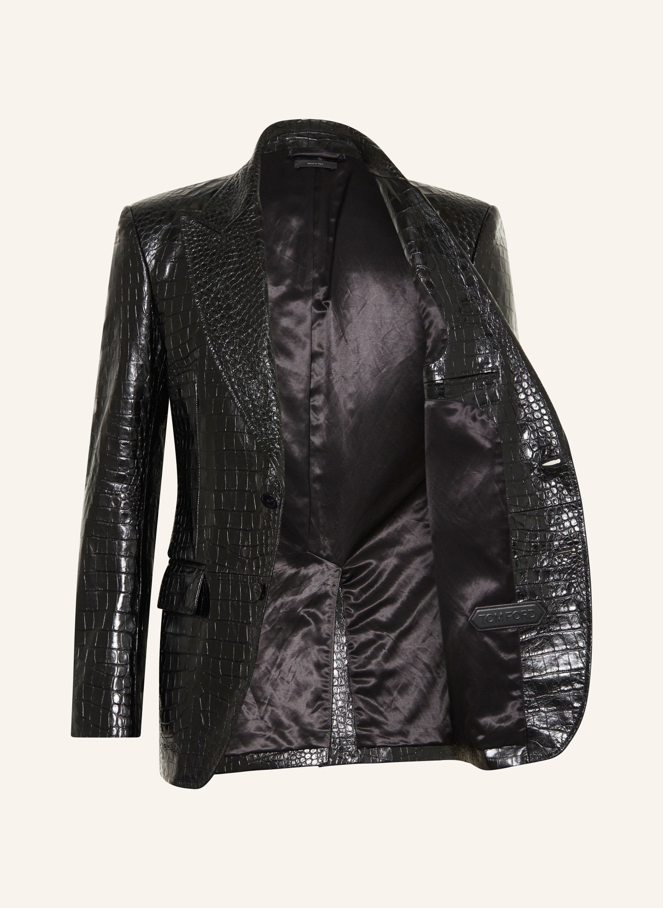 Tailored leather jacket best sale
