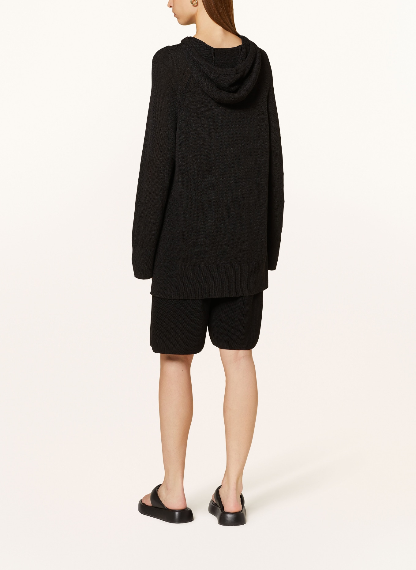 COS Knit shorts: BLACK