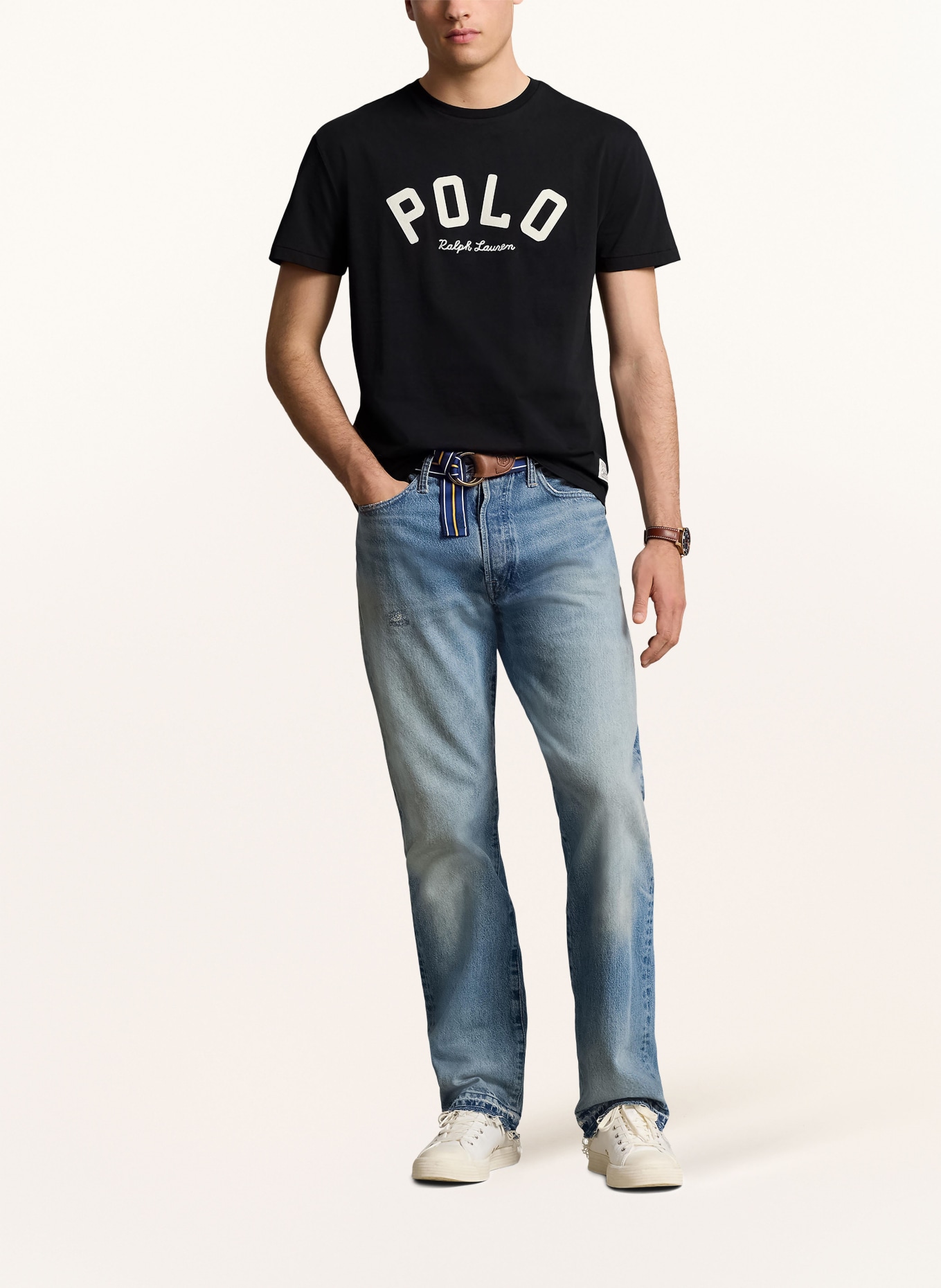 POLO RALPH LAUREN T-shirt, Color: BLACK/ WHITE (Image 2)