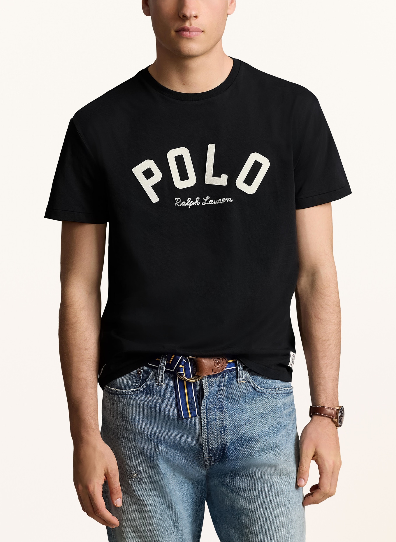 POLO RALPH LAUREN T-shirt, Color: BLACK/ WHITE (Image 4)