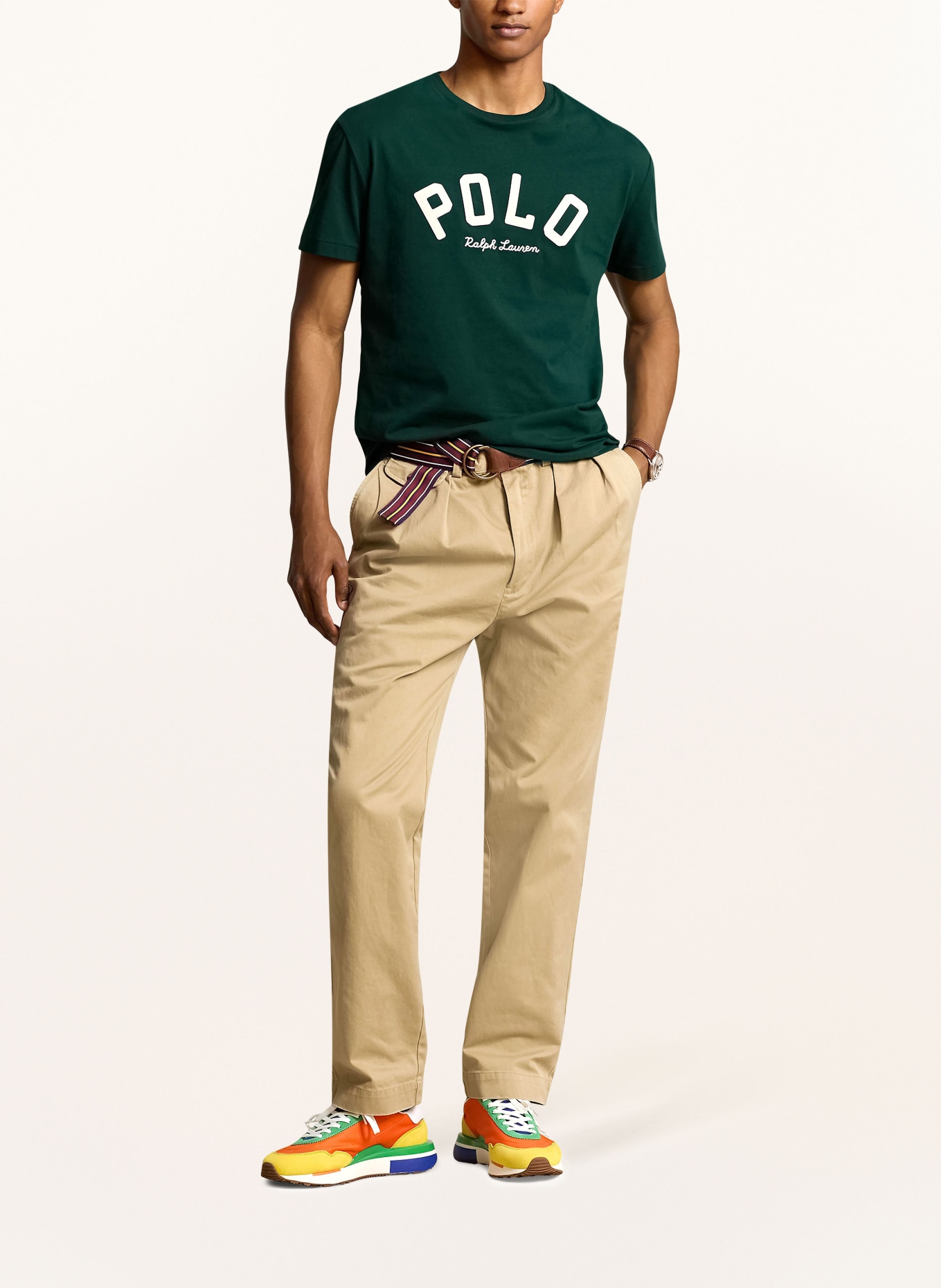 POLO RALPH LAUREN T-shirt, Color: DARK GREEN (Image 2)