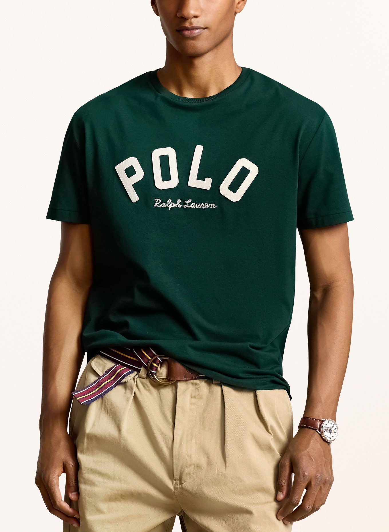 POLO RALPH LAUREN T-shirt, Color: DARK GREEN (Image 4)