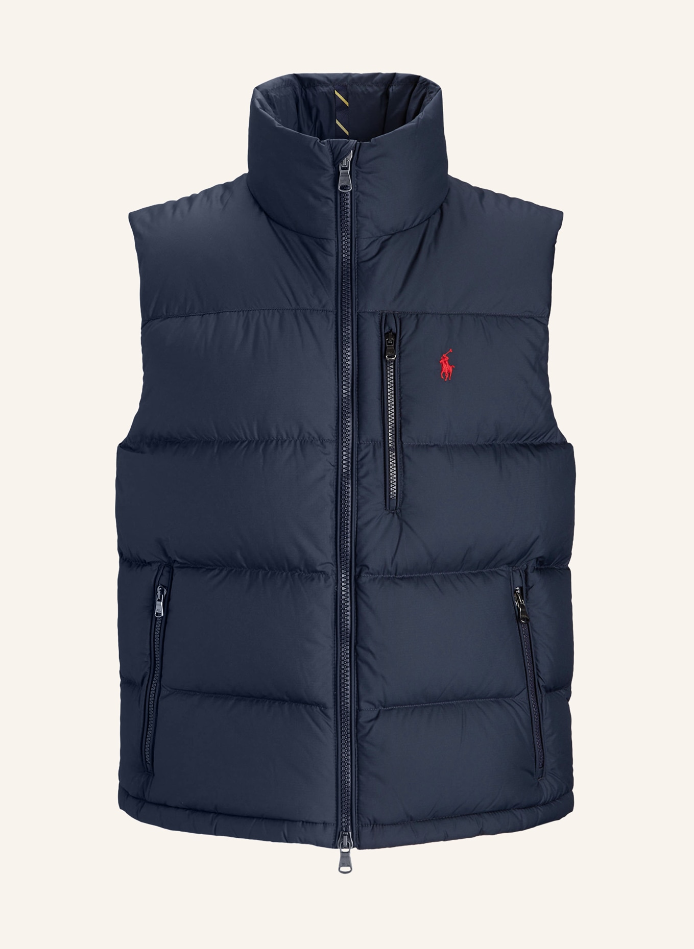 Polo Ralph Lauren Loungewear Logo Zip Through Hoodie Péřová vesta: TMAVĚ MODRÁ