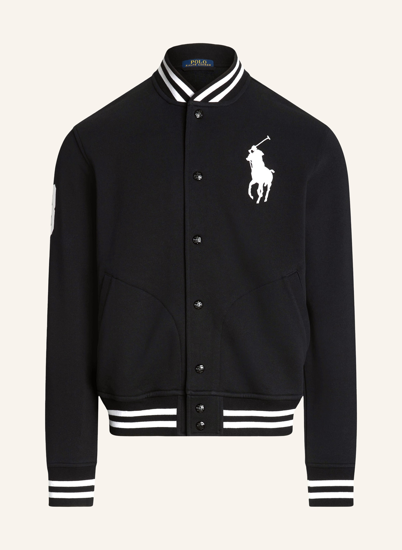 Polo ralph lauren black jacket hot sale
