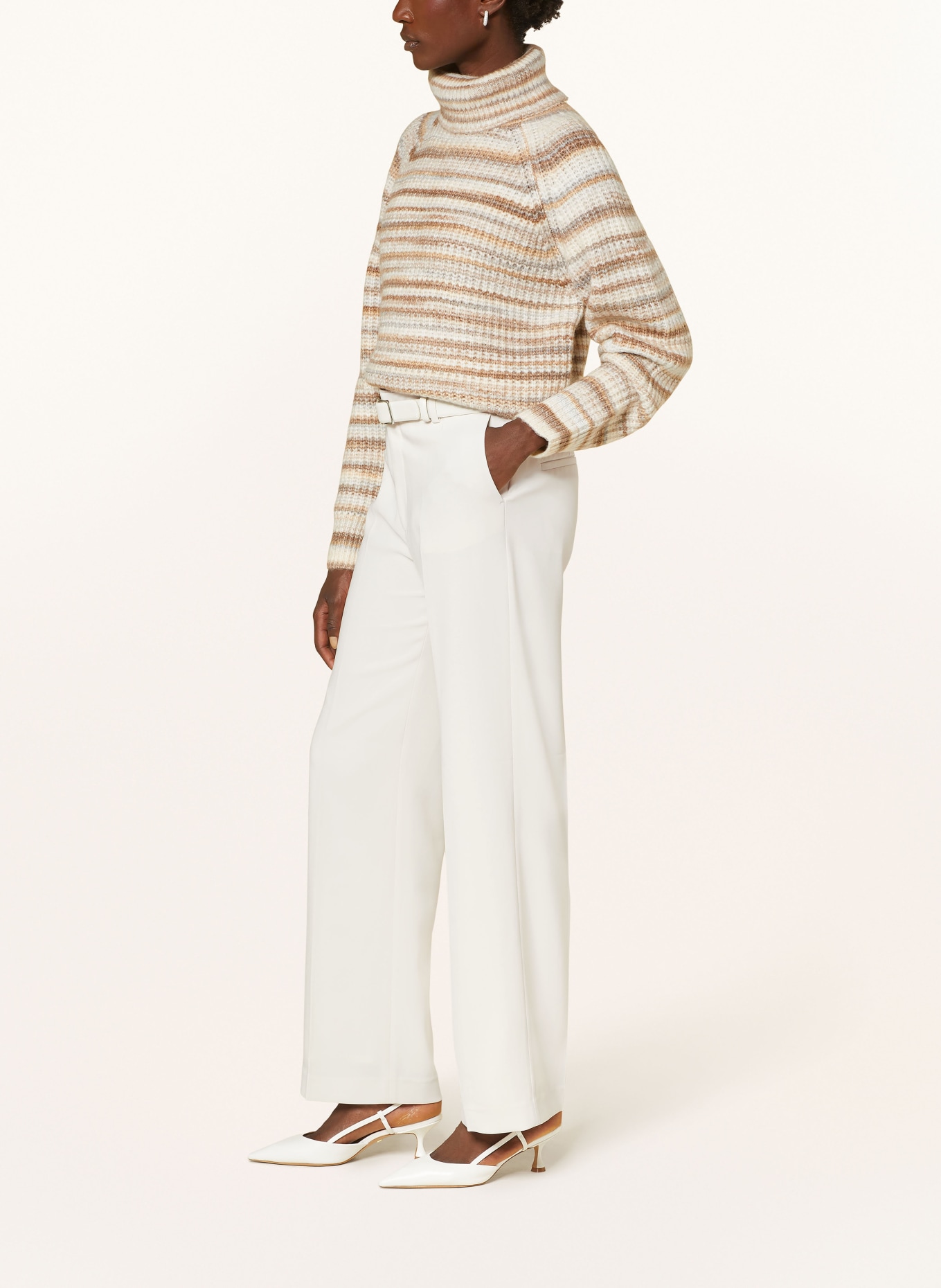 Filippa K Wide leg trousers, Color: ECRU (Image 4)