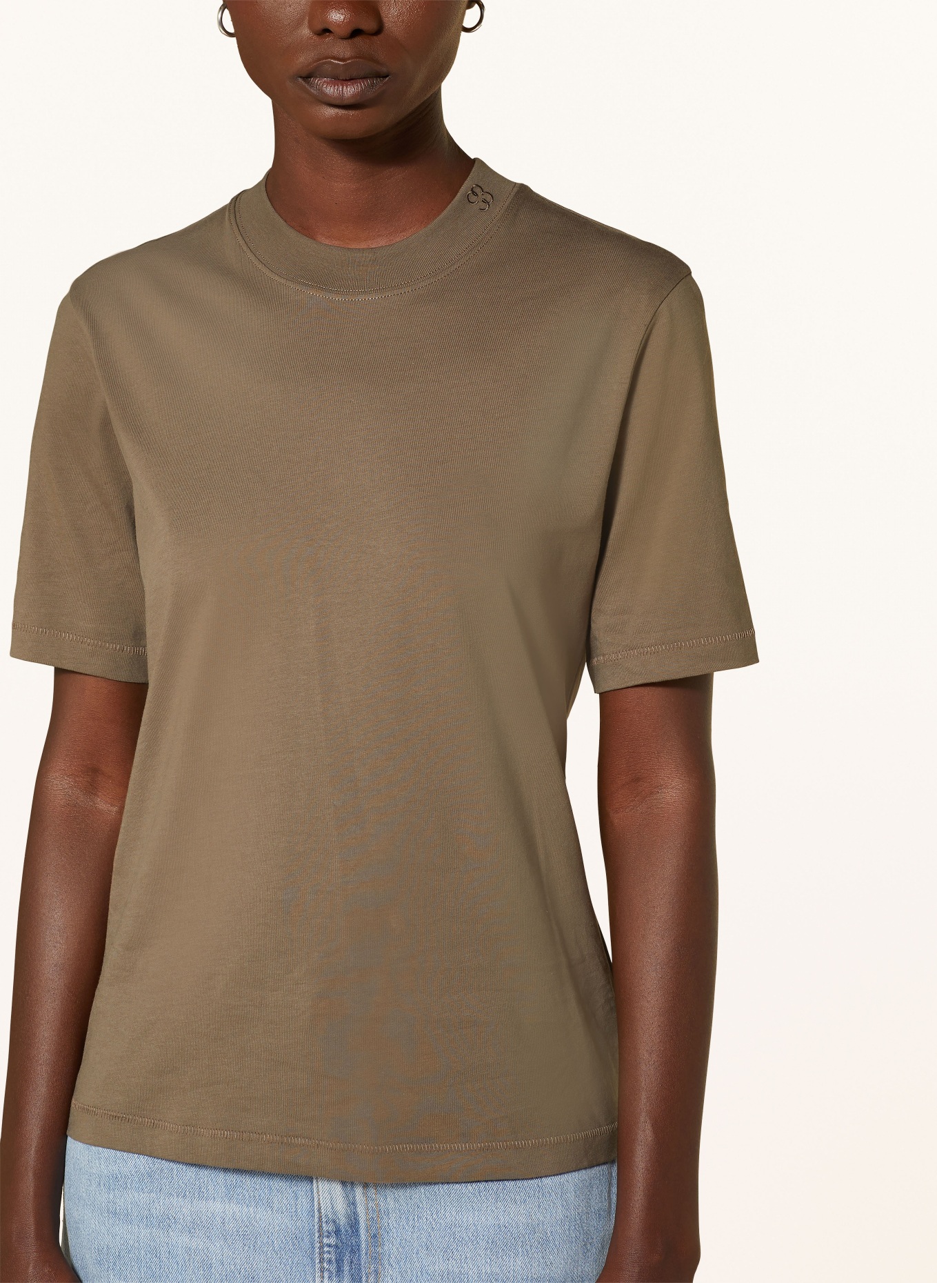 Filippa K T-shirt, Color: BROWN (Image 4)