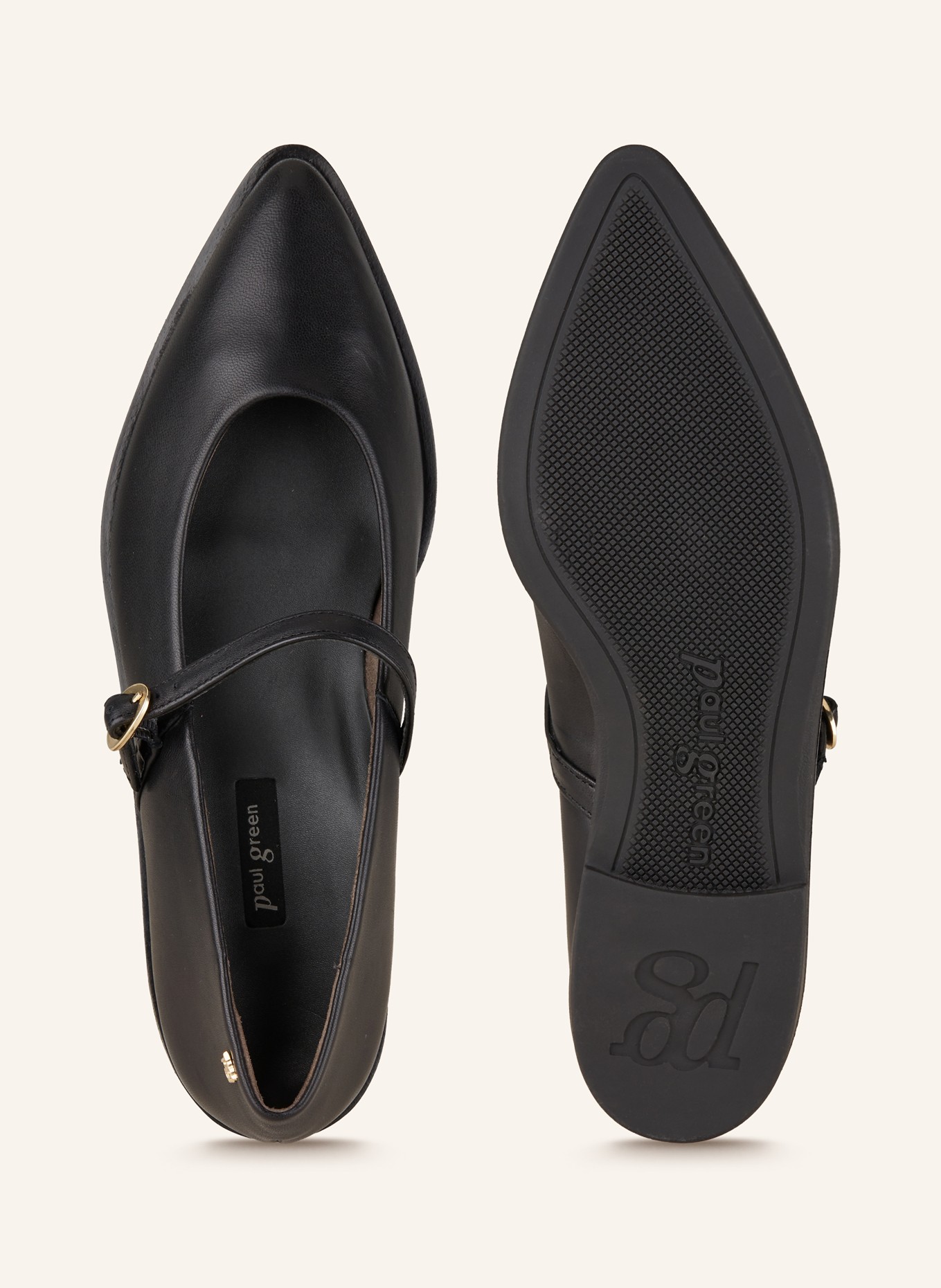 paul green Ballet flats, Color: BLACK (Image 5)