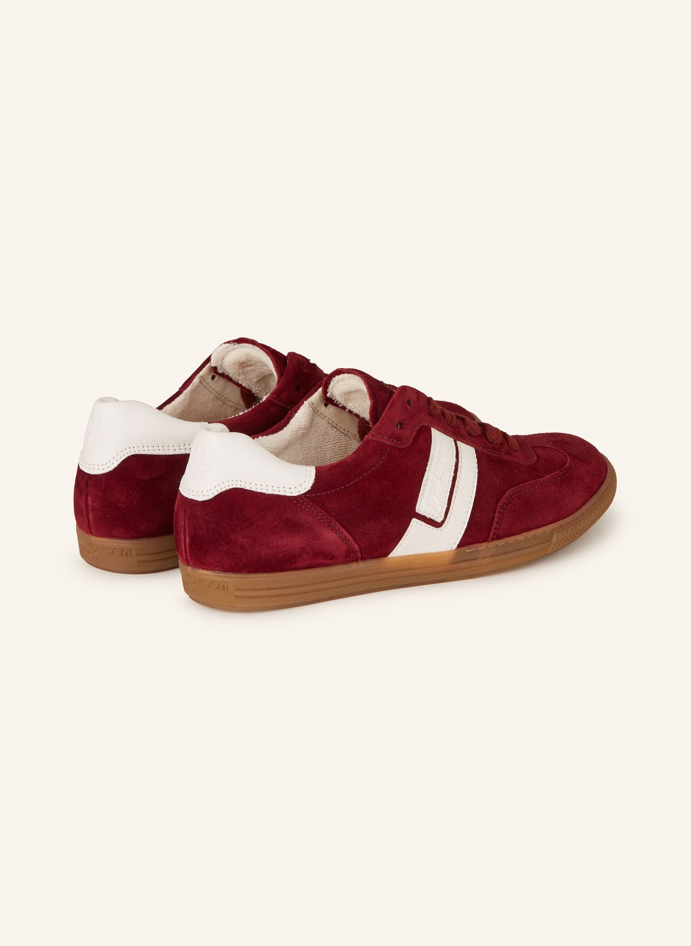 paul green Sneaker: DUNKELROT