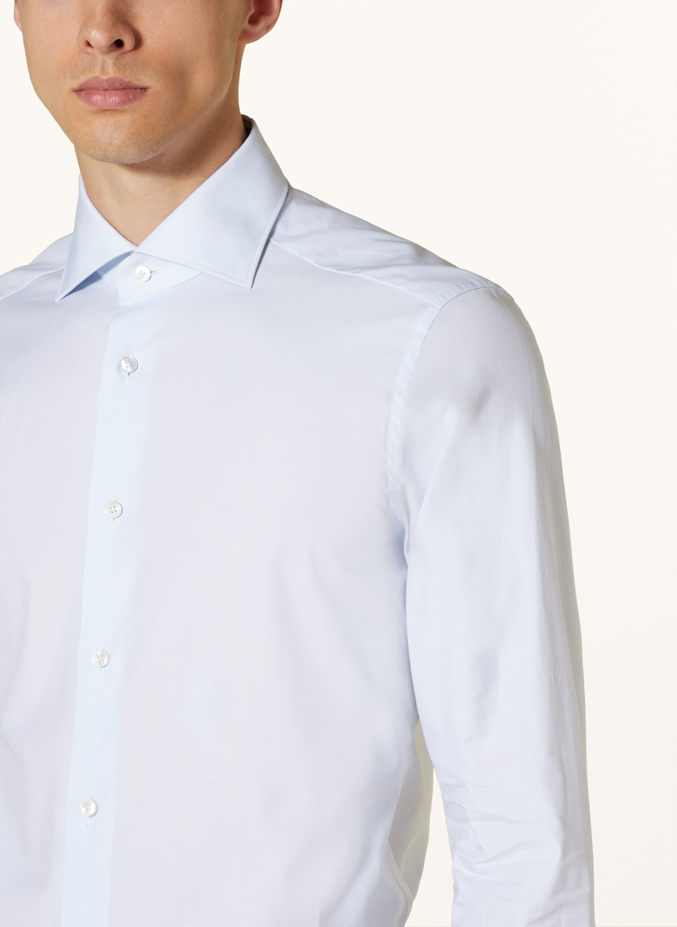 ZEGNA Hemd Slim Fit: HELLBLAU