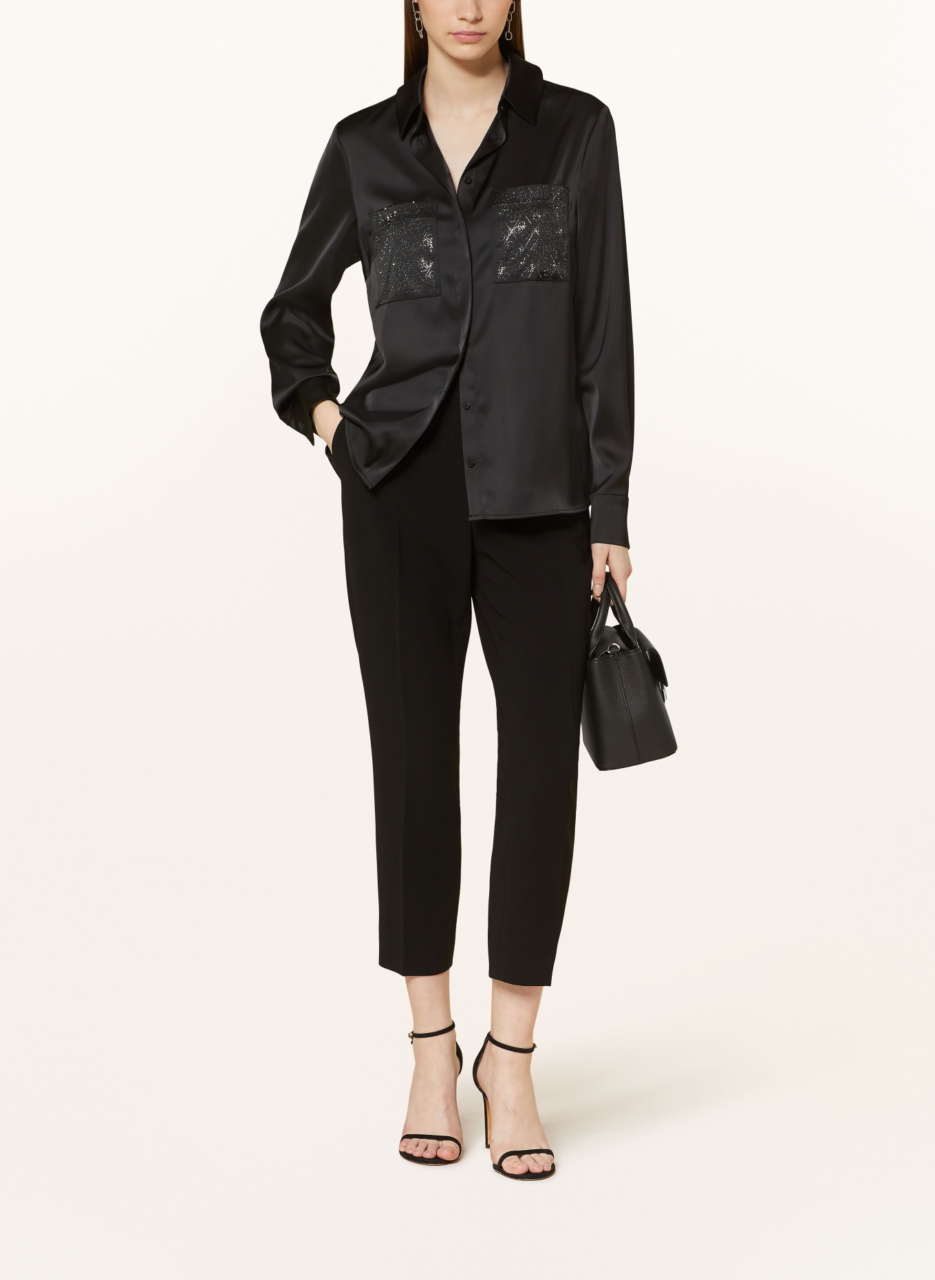 GAJESS marguerite blouse ブラック