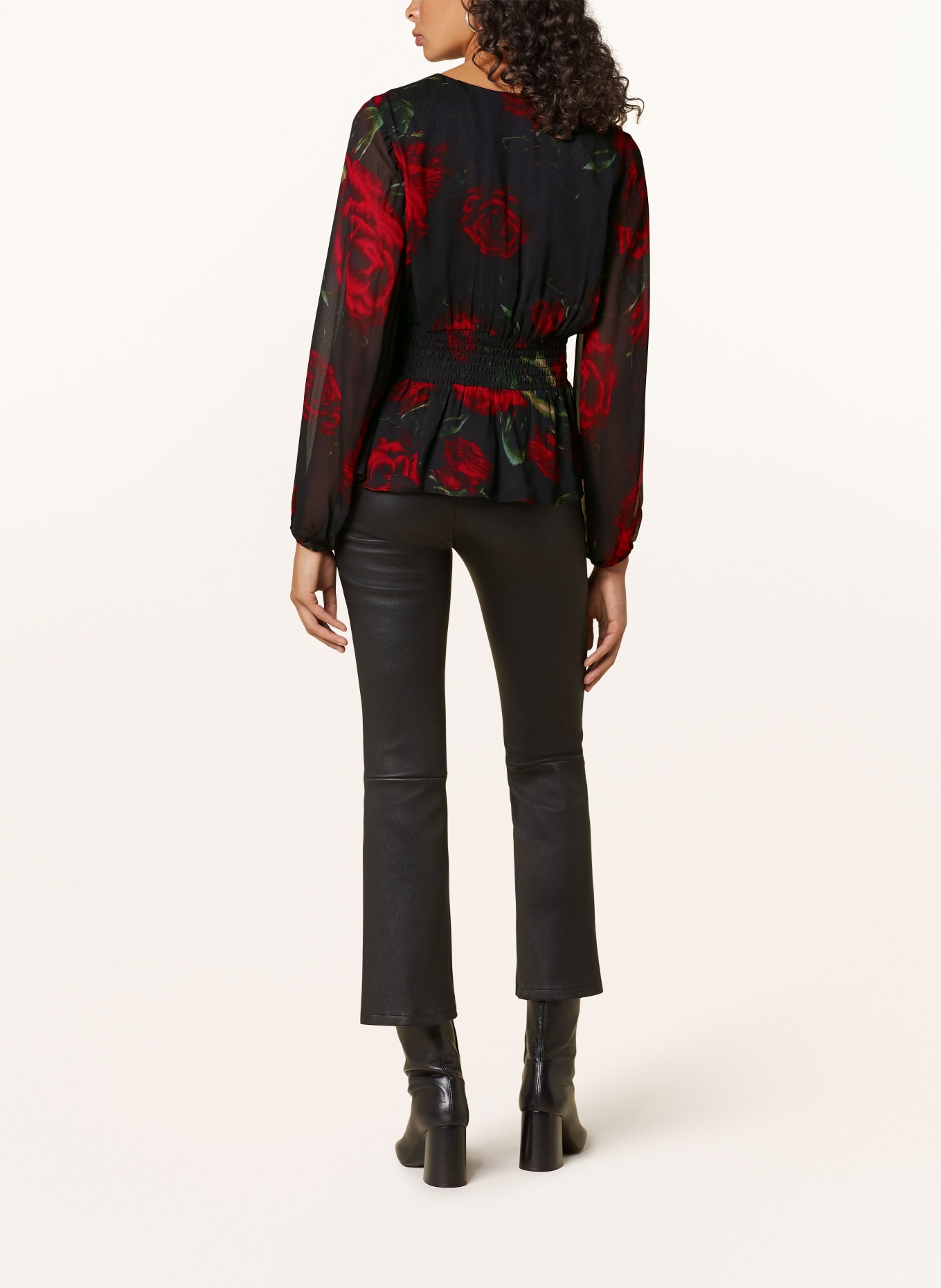 GUESS Blouse: BLACK/ RED/ GREEN