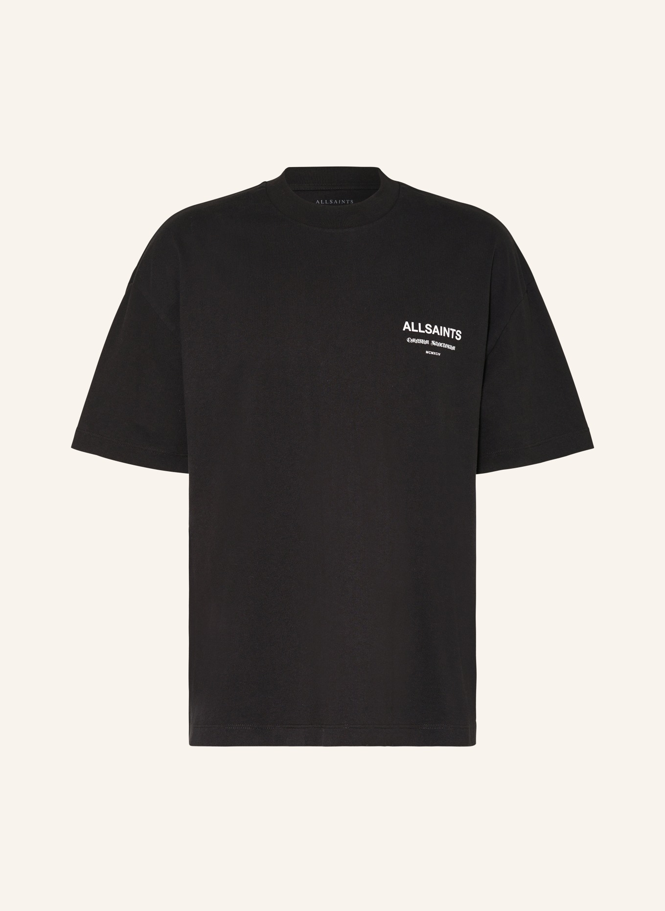 ALLSAINTS T-shirt SANCTUM, Color: BLACK/ WHITE (Image 1)