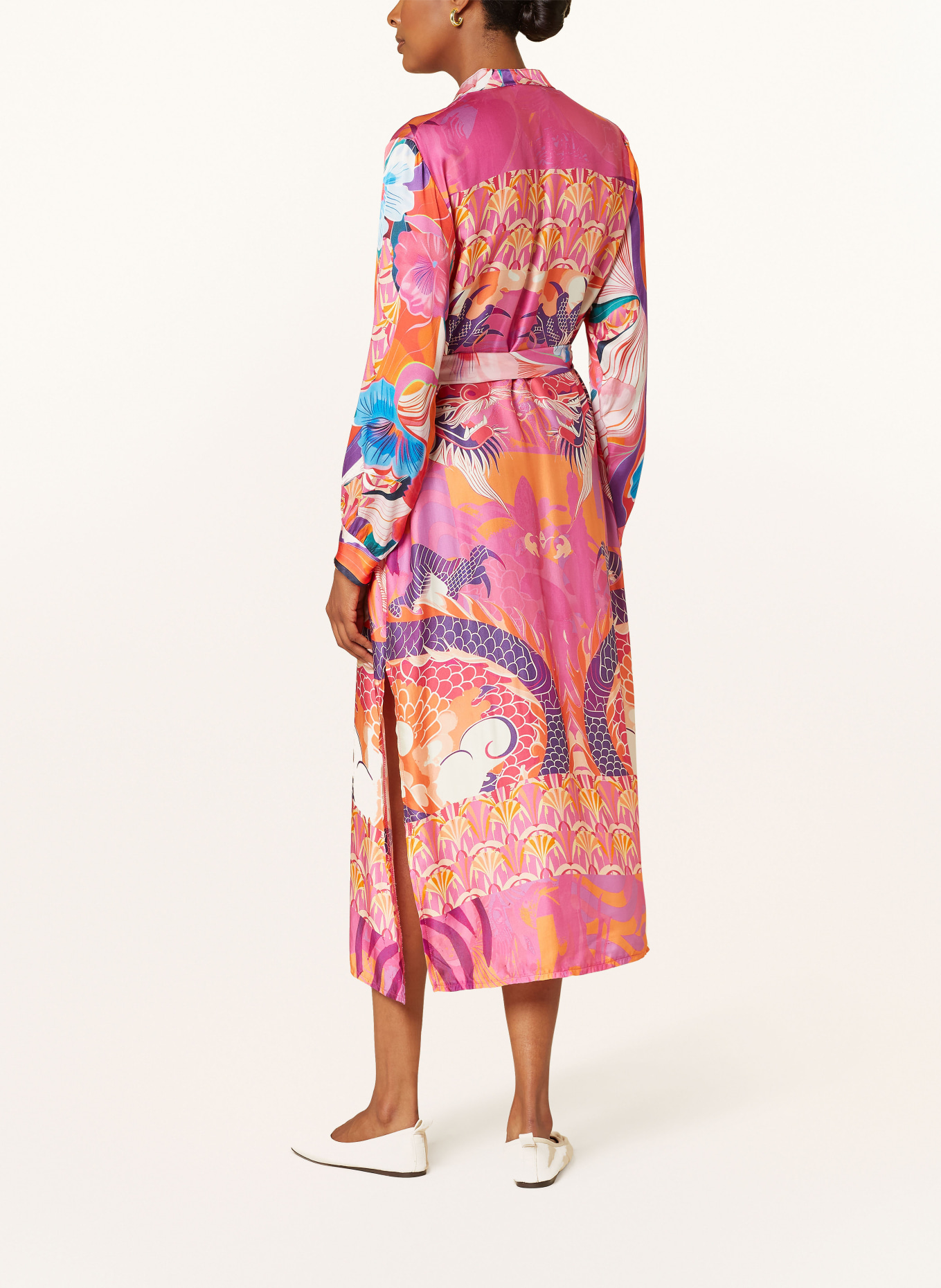 miss goodlife Tunika-Kleid in pink/ lila/ orange