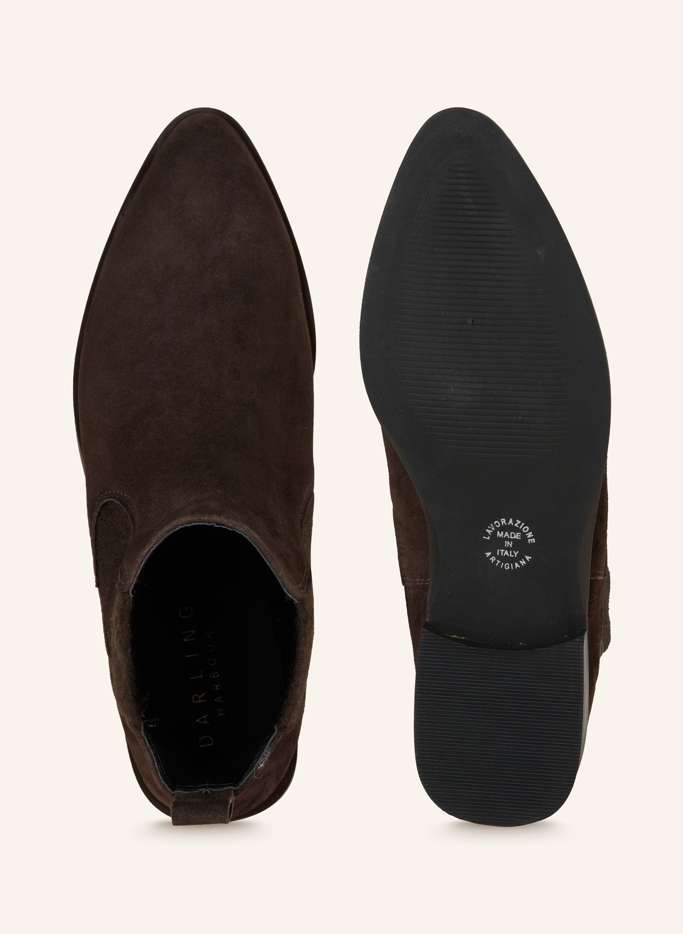 darling harbour Chelsea boty: TMAVĚ HNĚDÁ